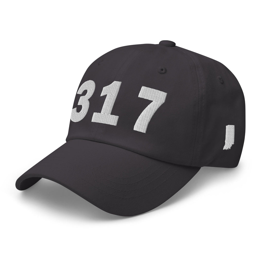 317 Area Code Dad Hat