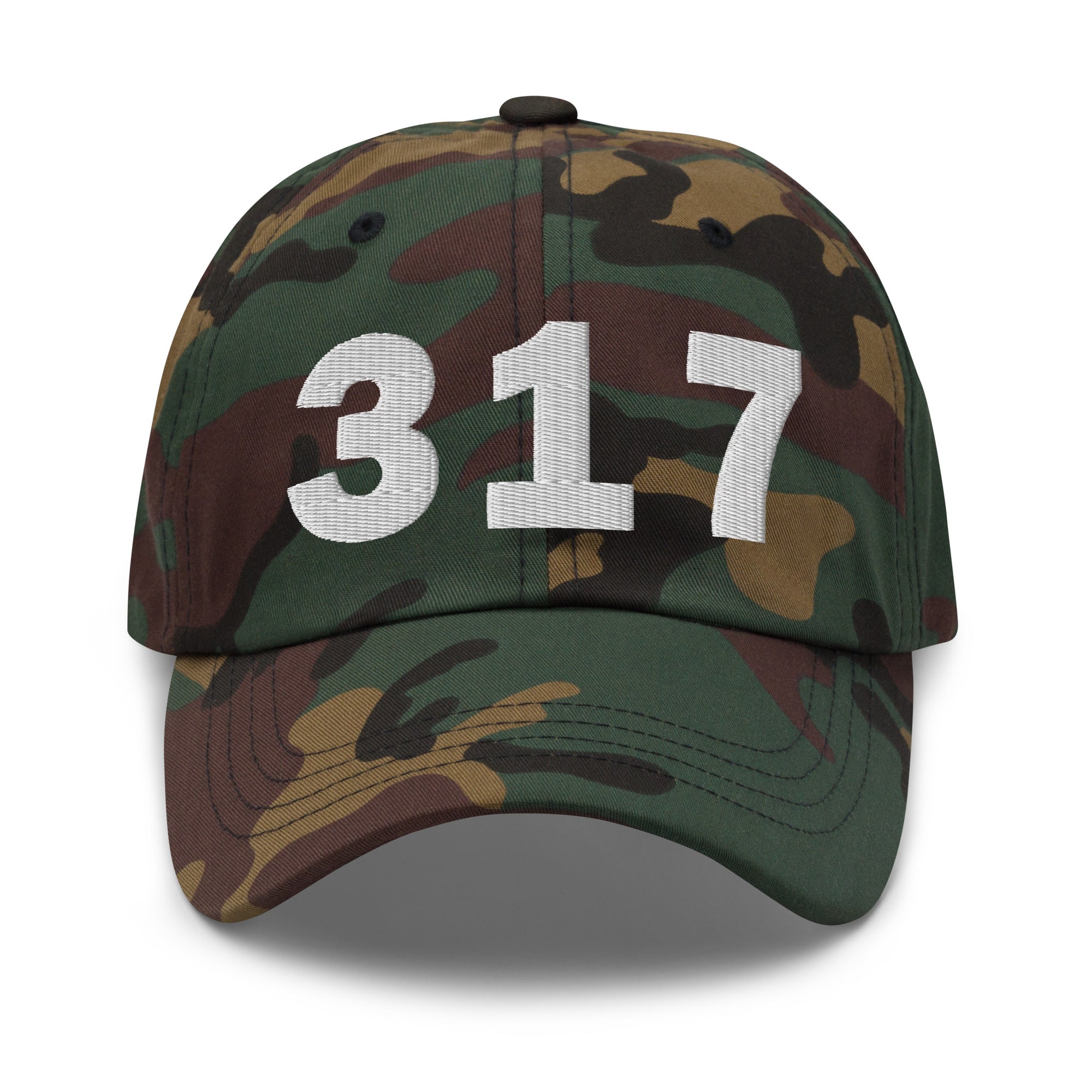 317 Area Code Dad Hat