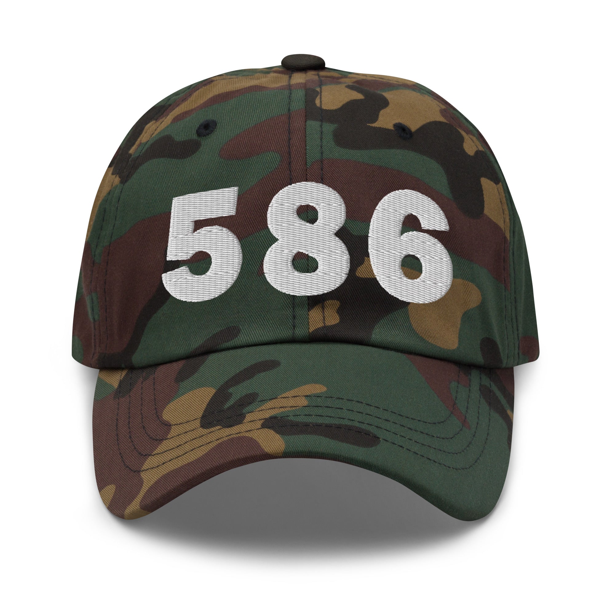 586 Area Code Dad Hat