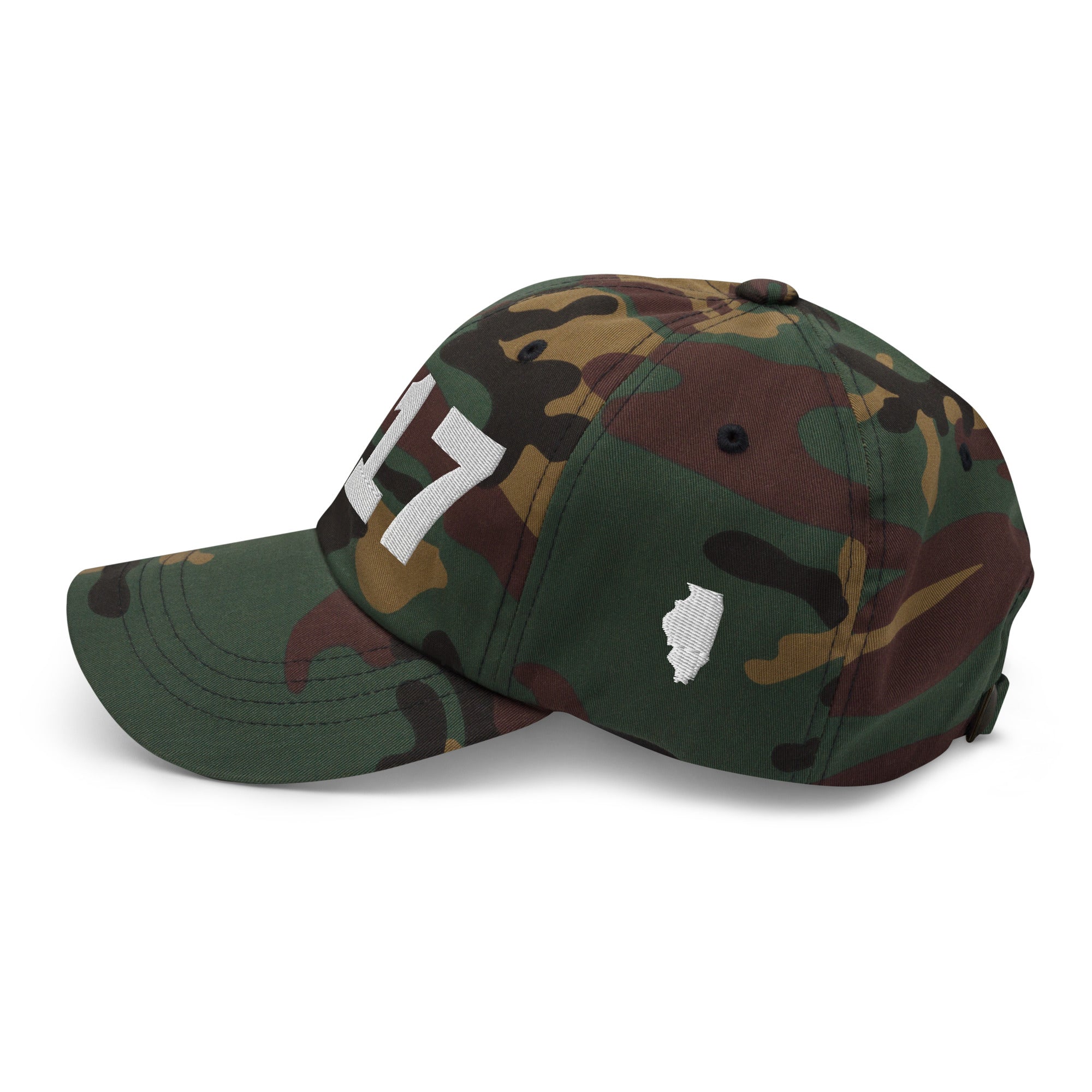217 Area Code Dad Hat