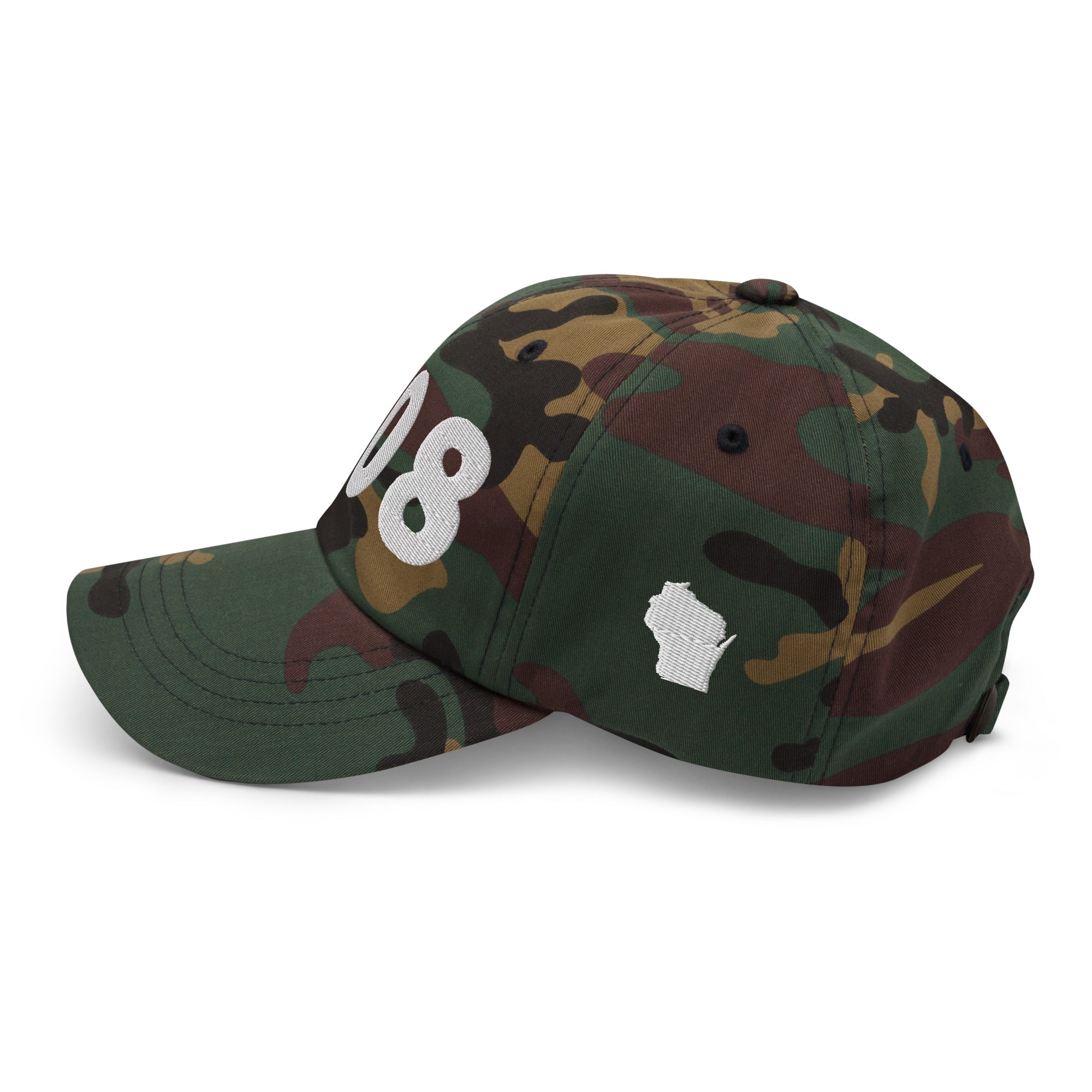 608 Area Code Dad Hat