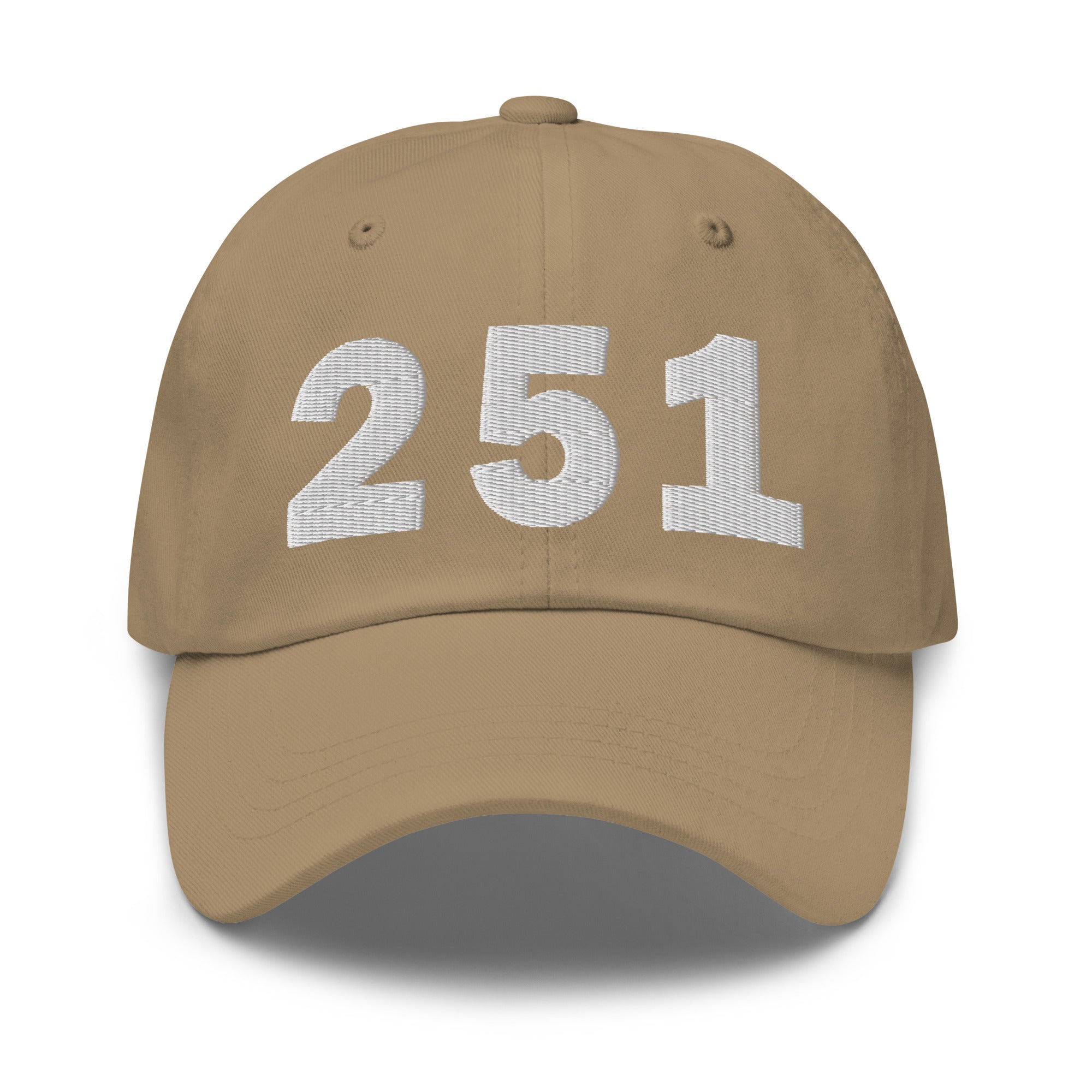 251 Area Code Dad Hat