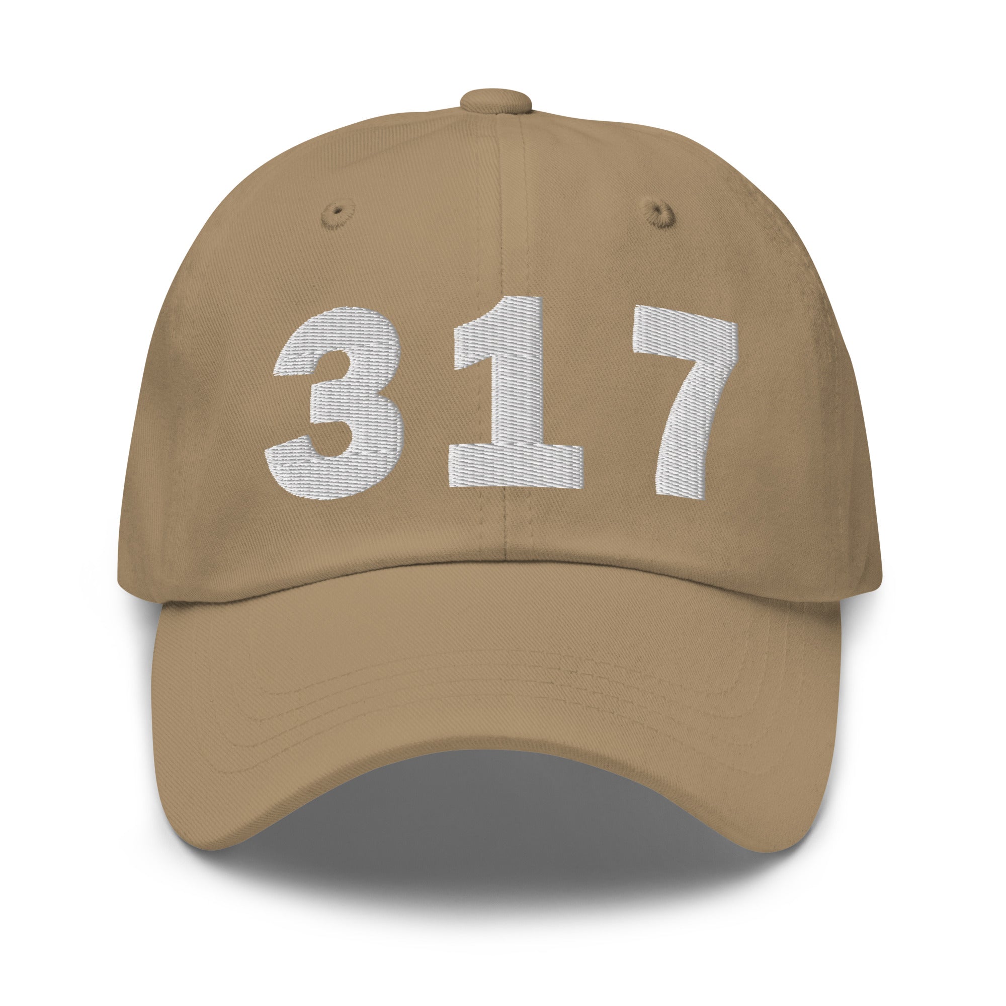 317 Area Code Dad Hat