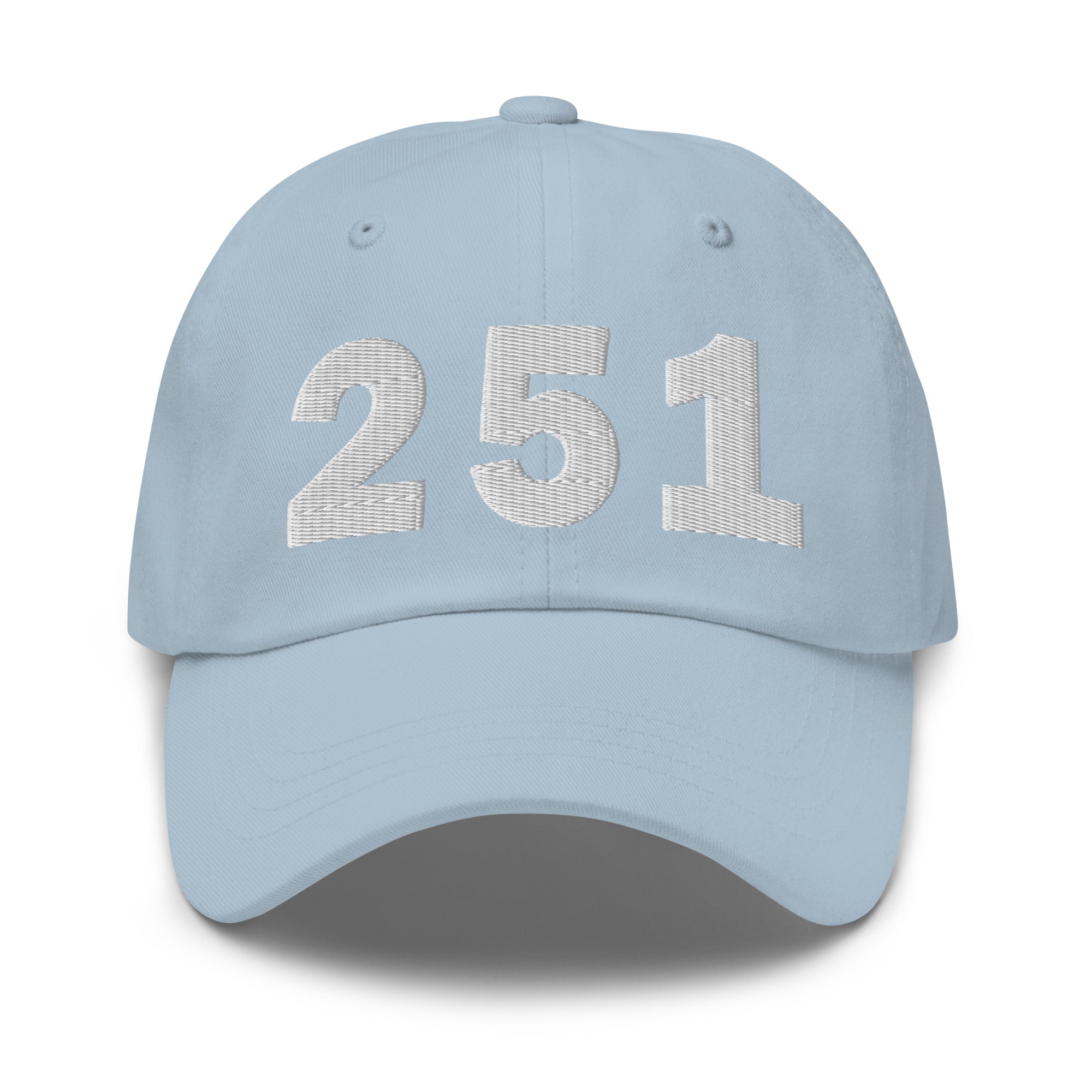 251 Area Code Dad Hat