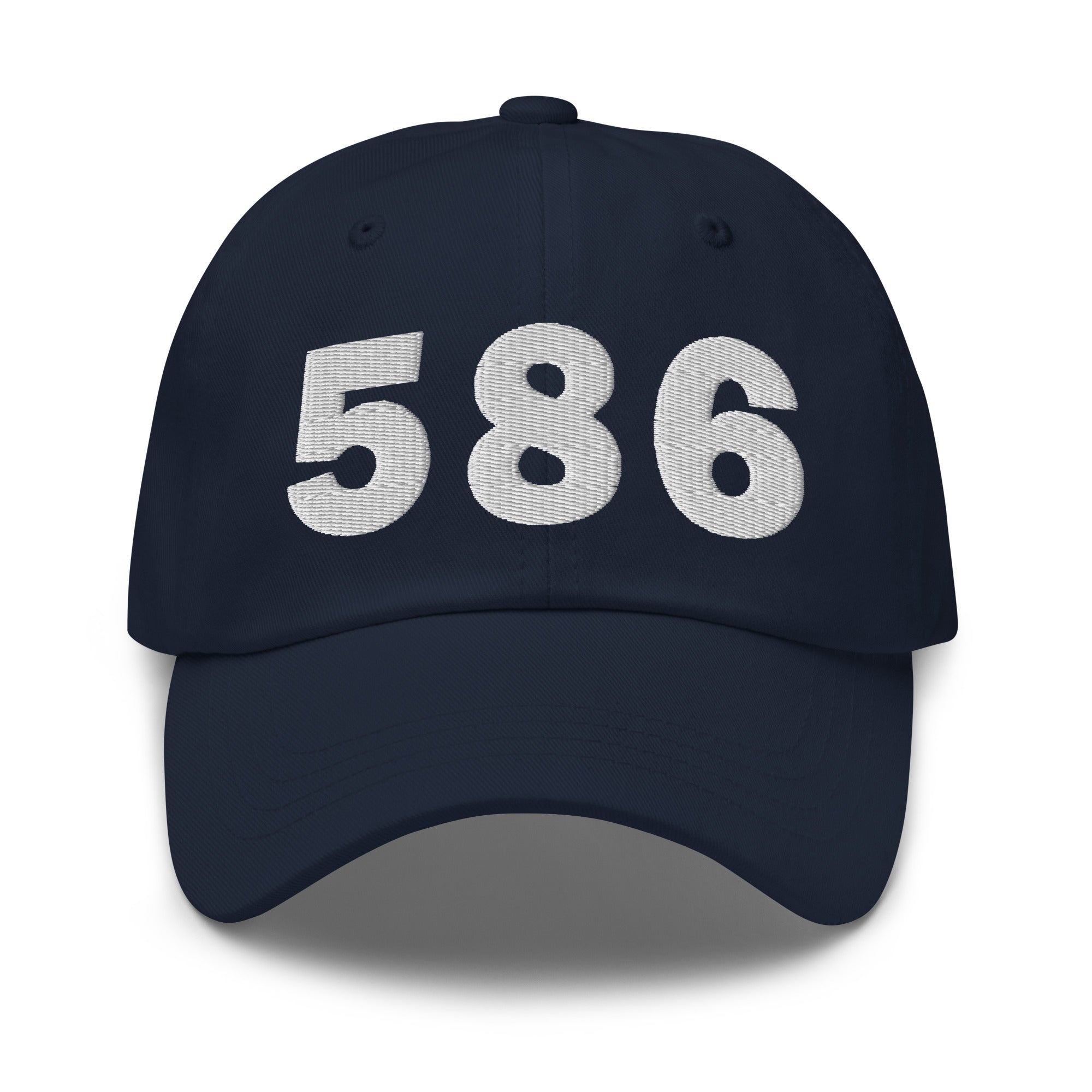 586 Area Code Dad Hat