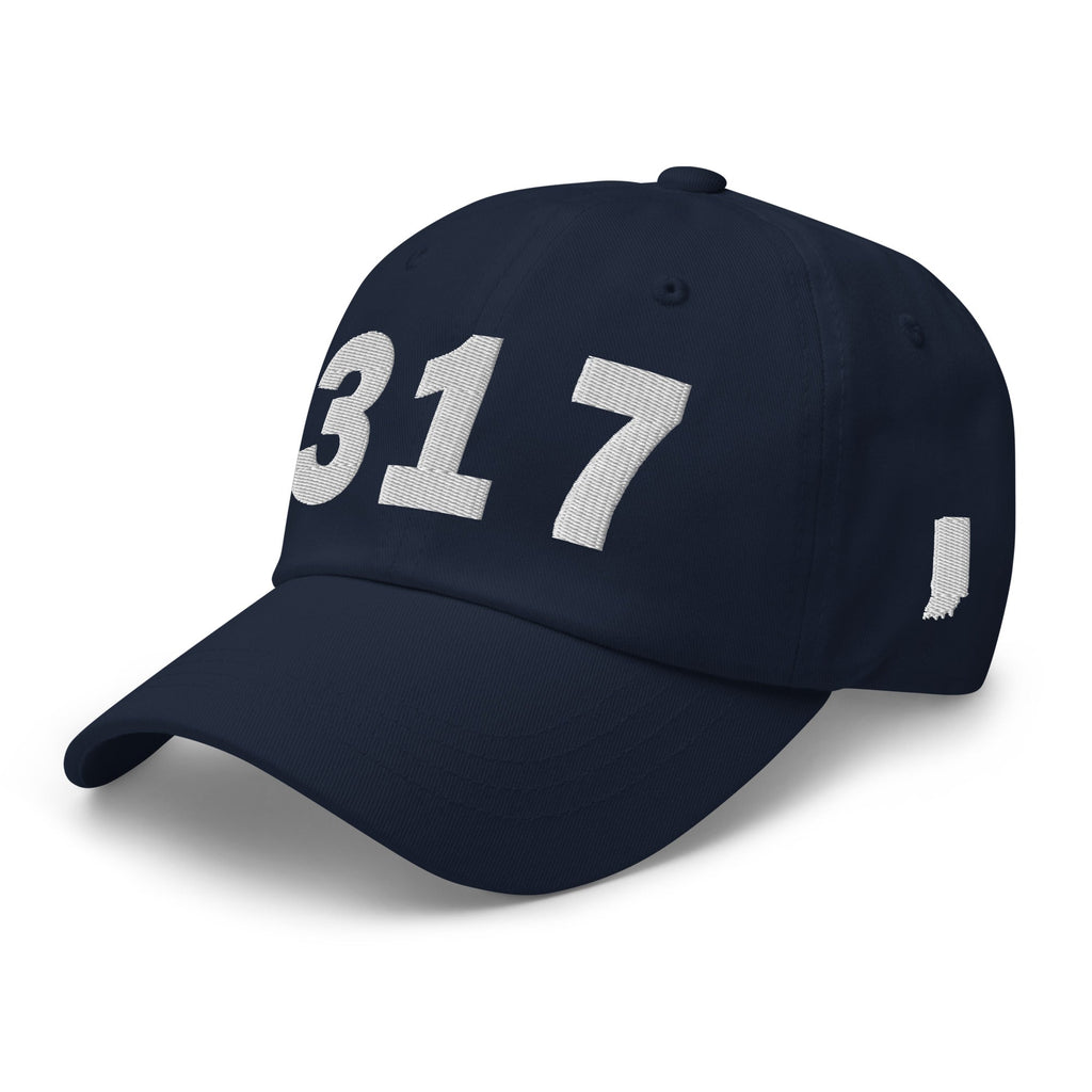 317 Area Code Dad Hat