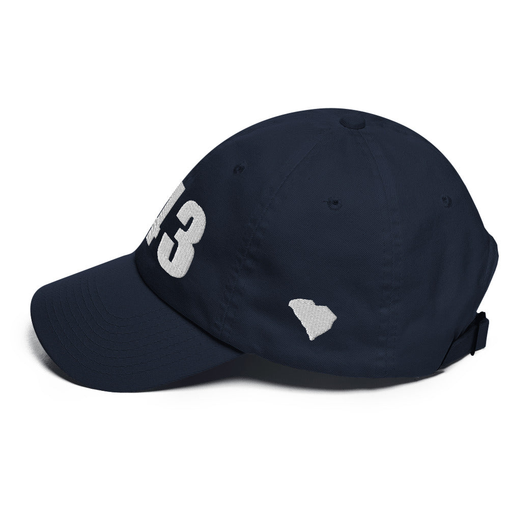 843 Area Code Carolina Dad Hat