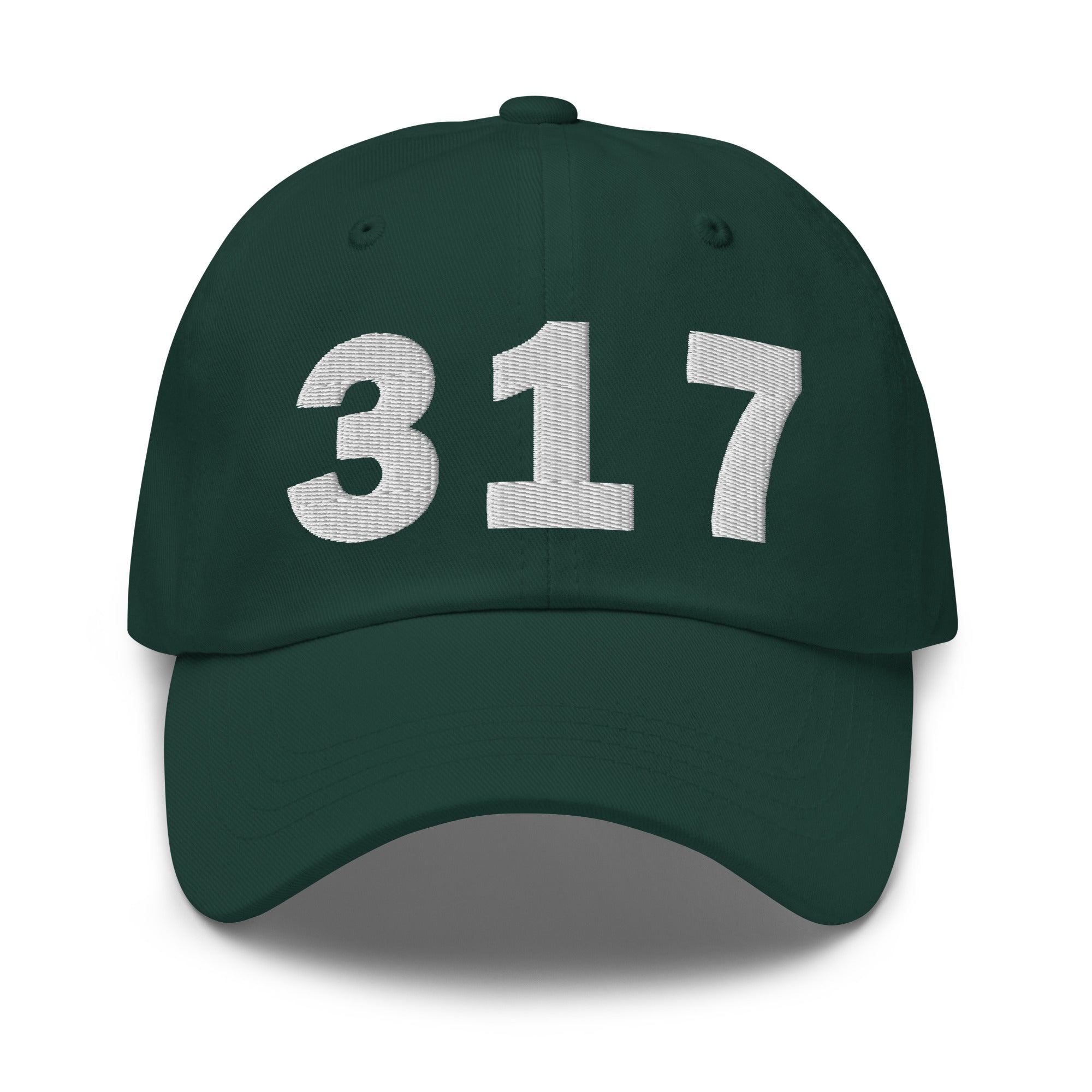 317 Area Code Dad Hat