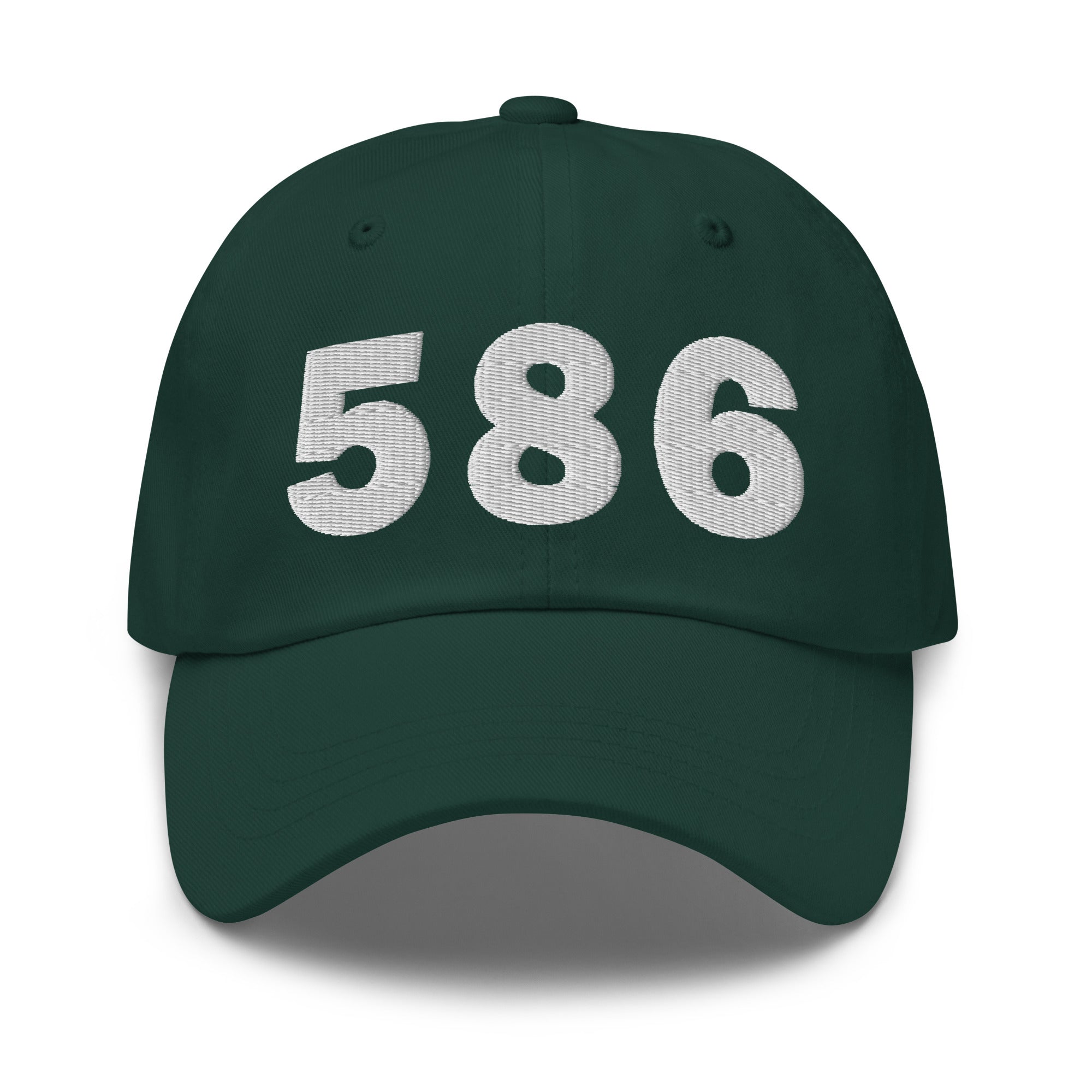 586 Area Code Dad Hat