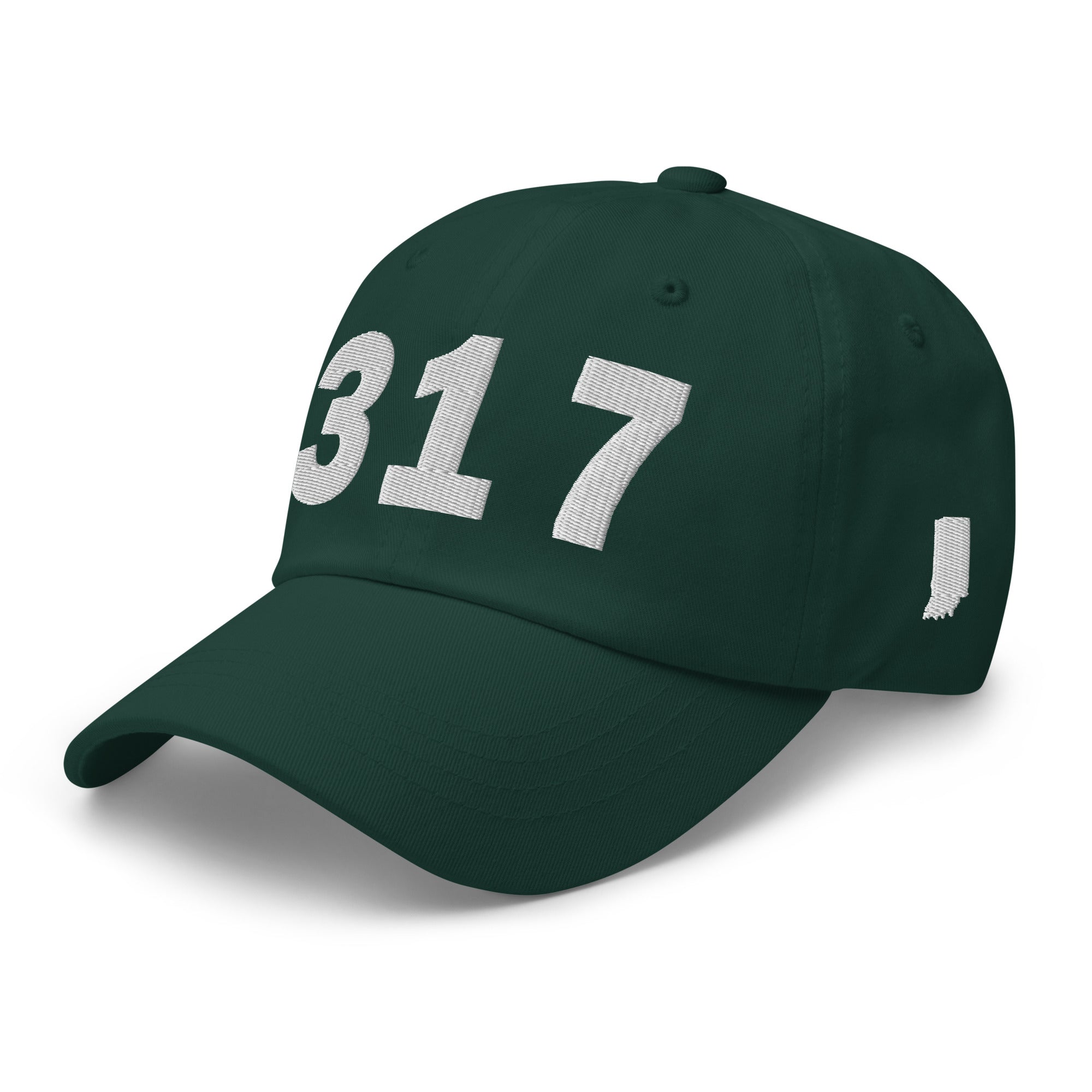 317 Area Code Dad Hat