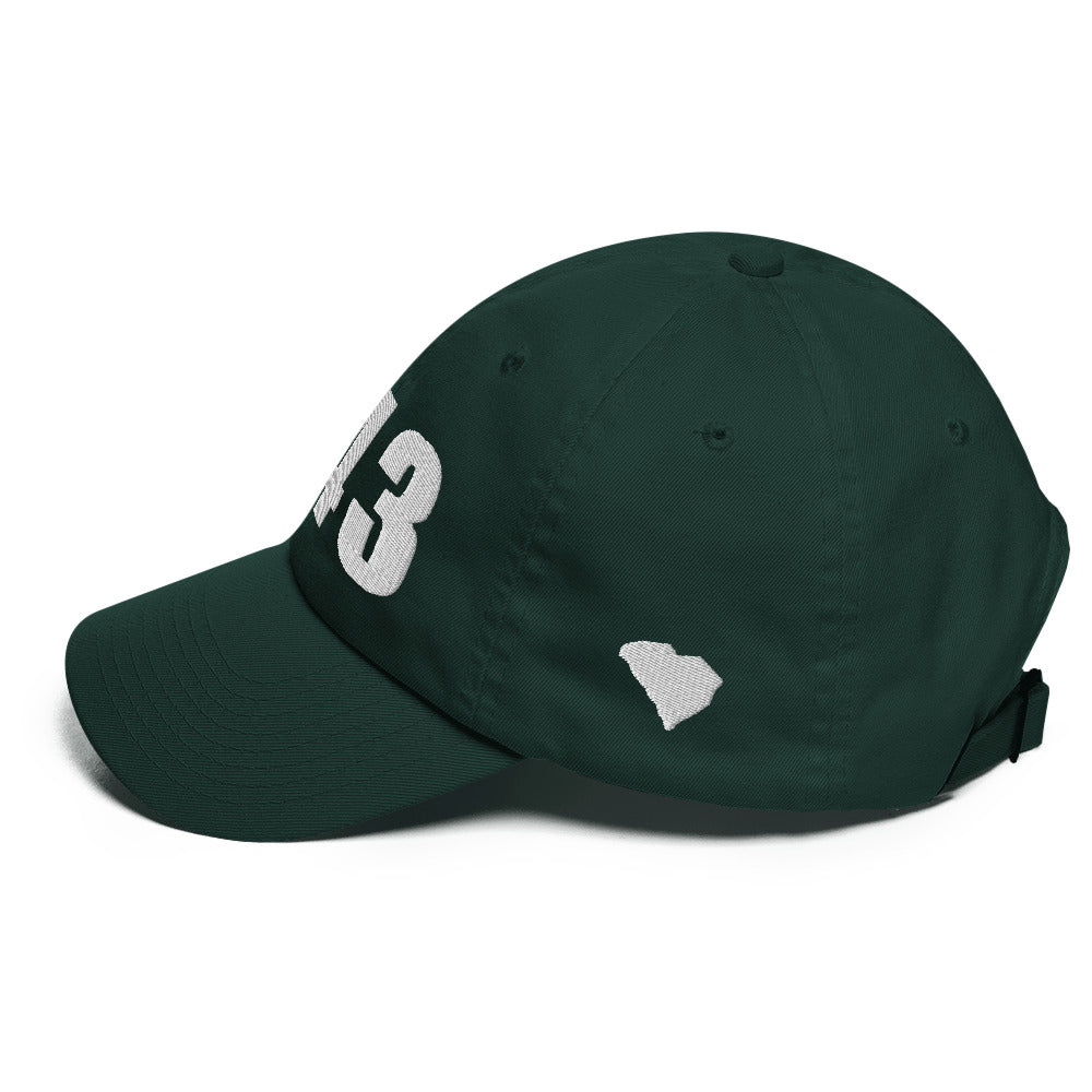 843 Area Code Carolina Dad Hat