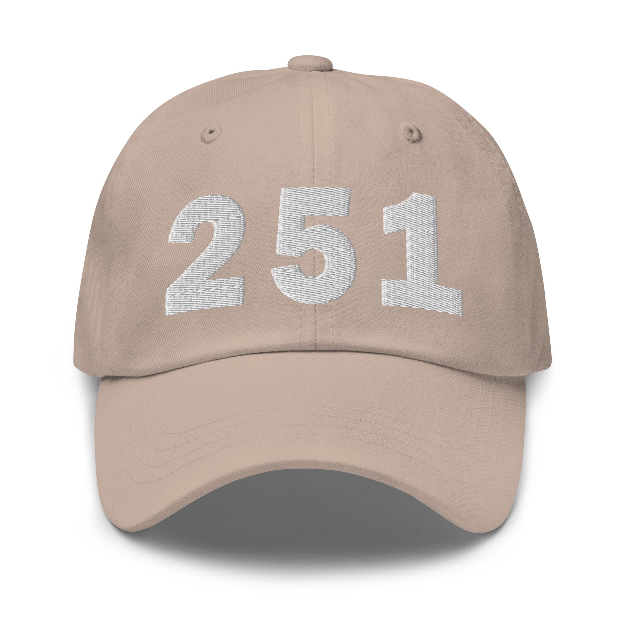 251 Area Code Dad Hat