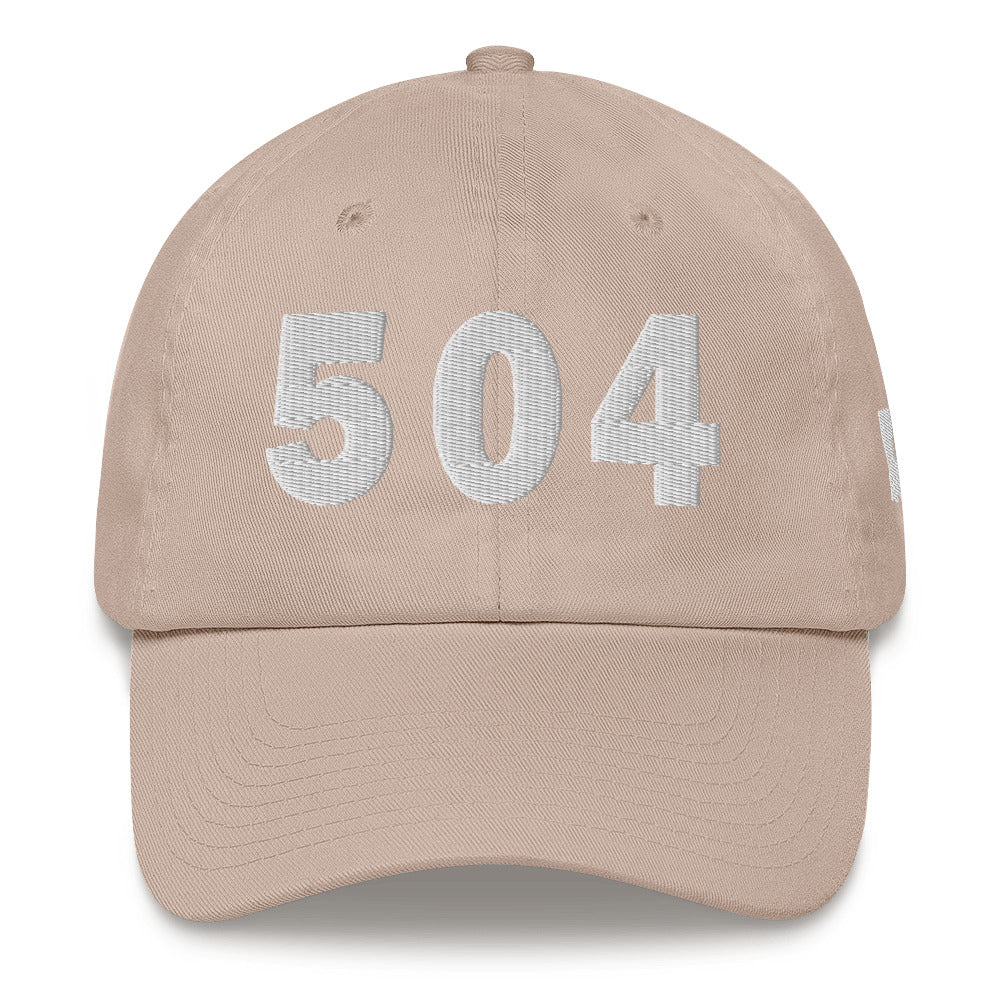 504 Area Code Dad Hat