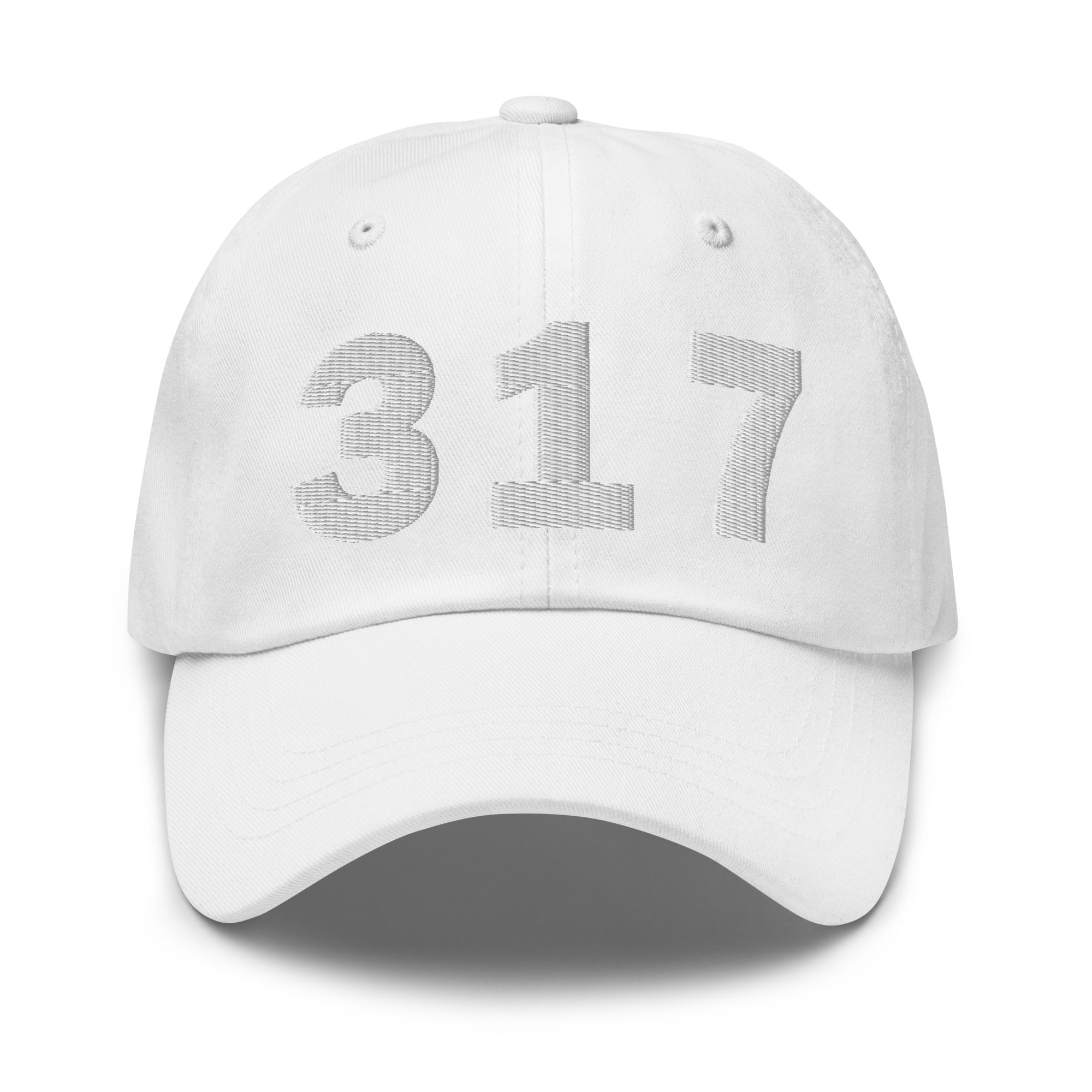 317 Area Code Dad Hat