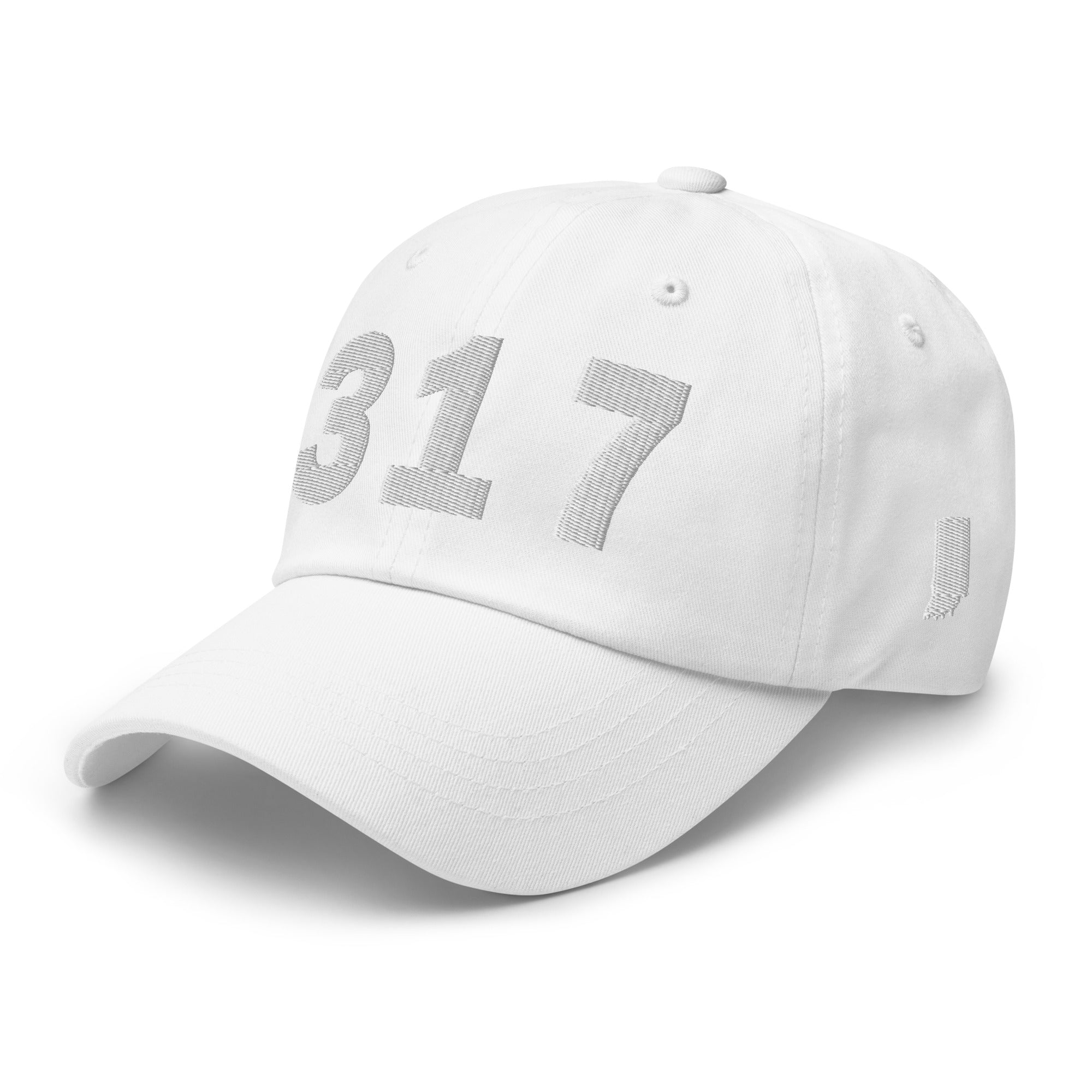 317 Area Code Dad Hat