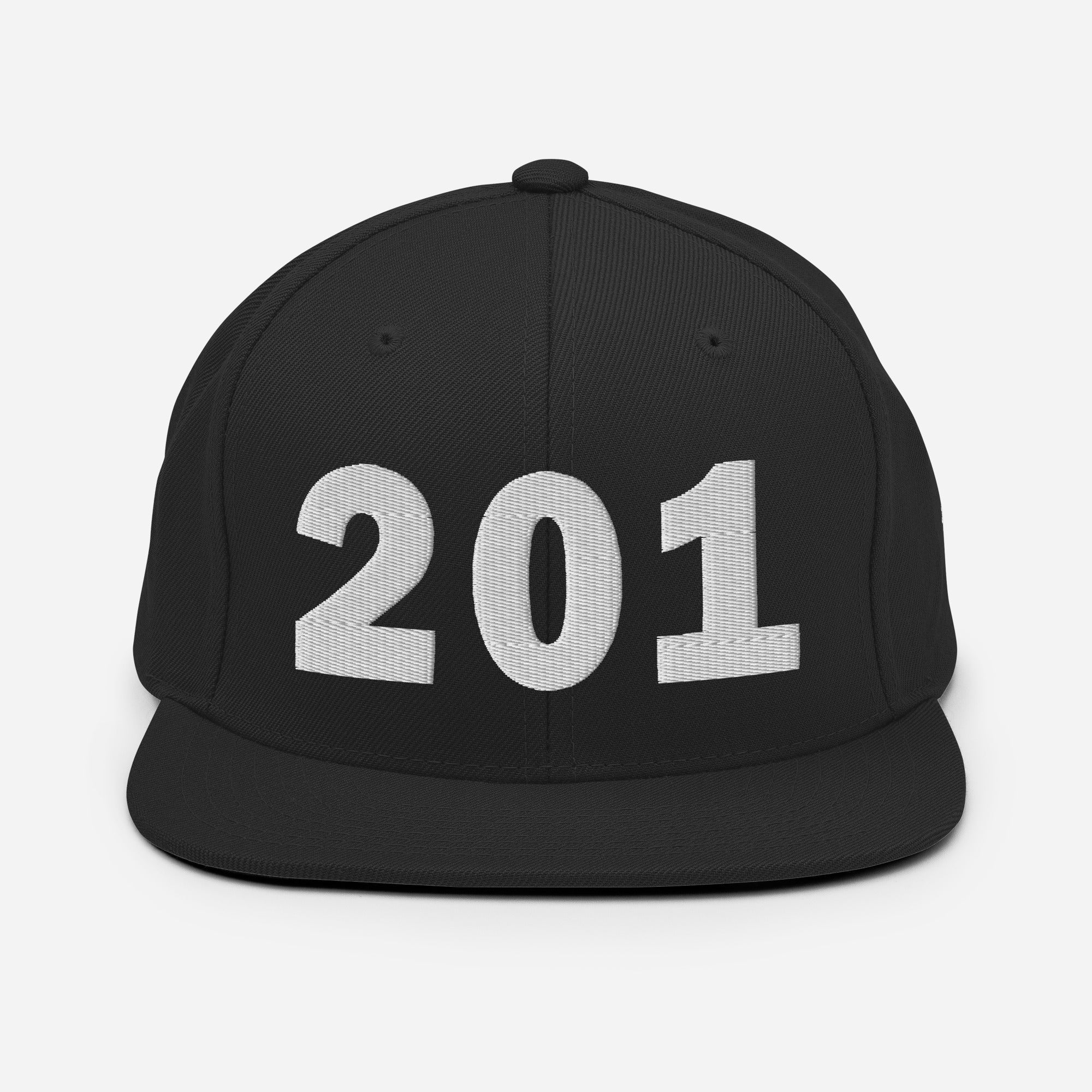 201 Area Code Snapback Hat