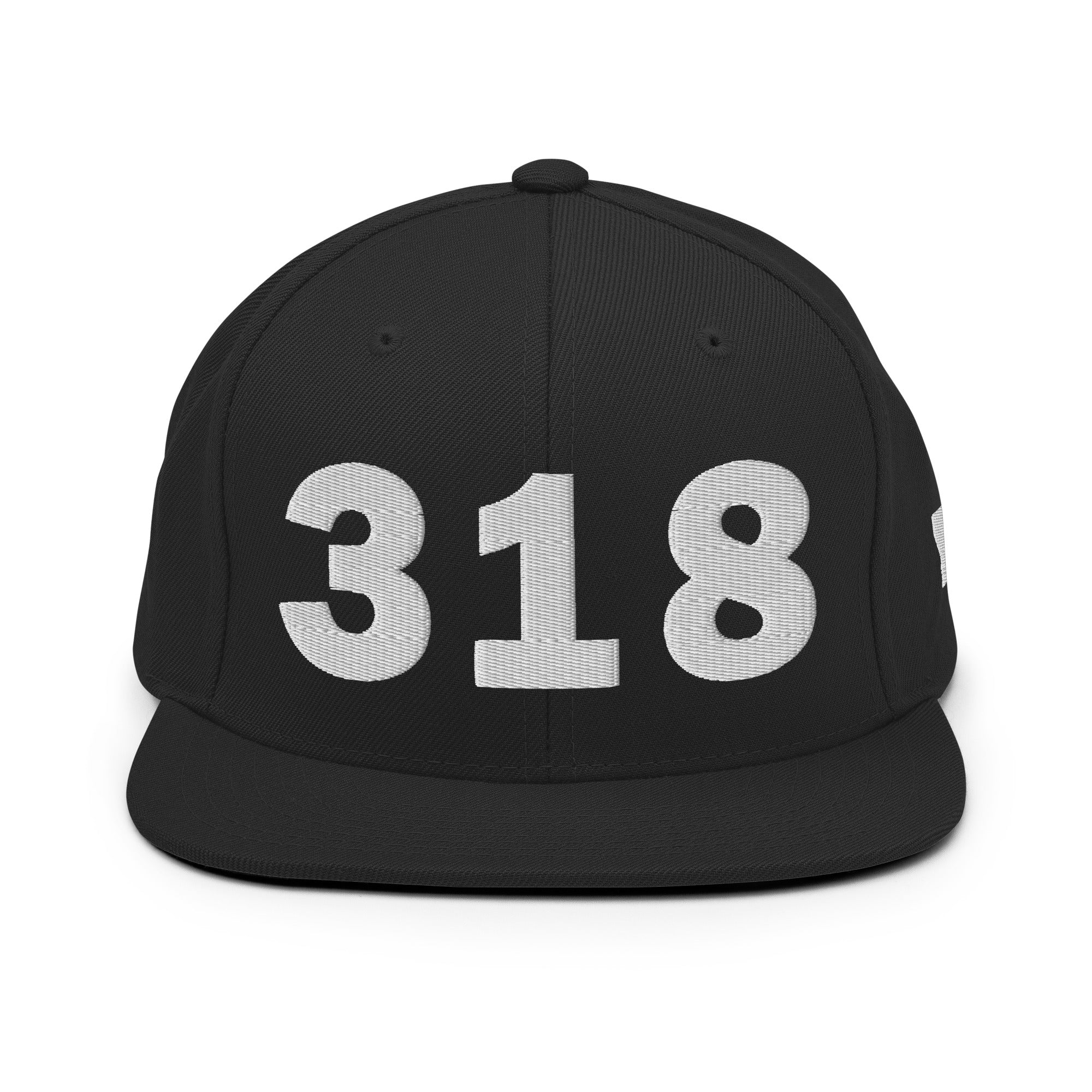 318 Area Code Snapback Hat