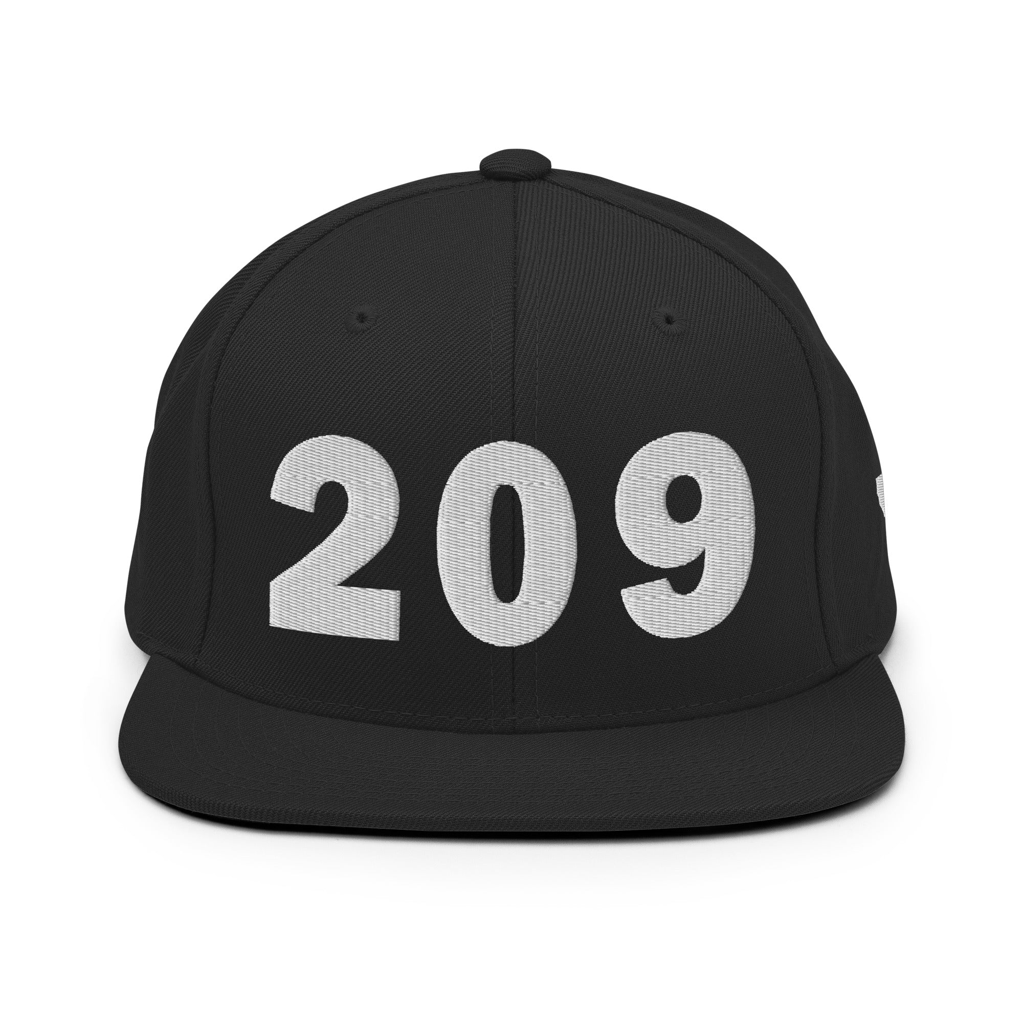 209 Area Code Snapback Hat