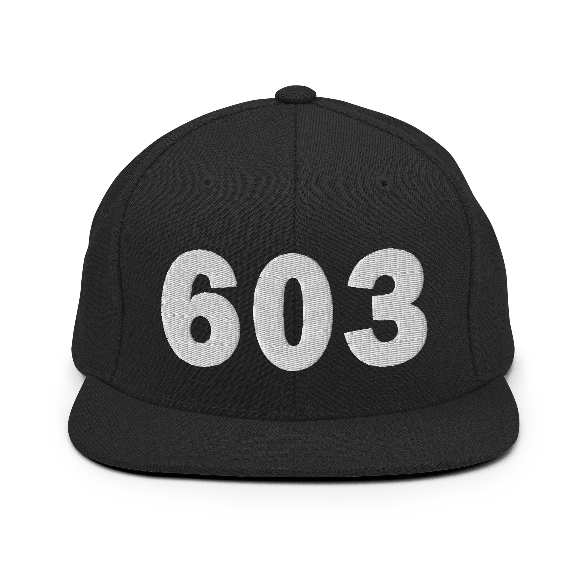 603 Area Code Snapback Hat