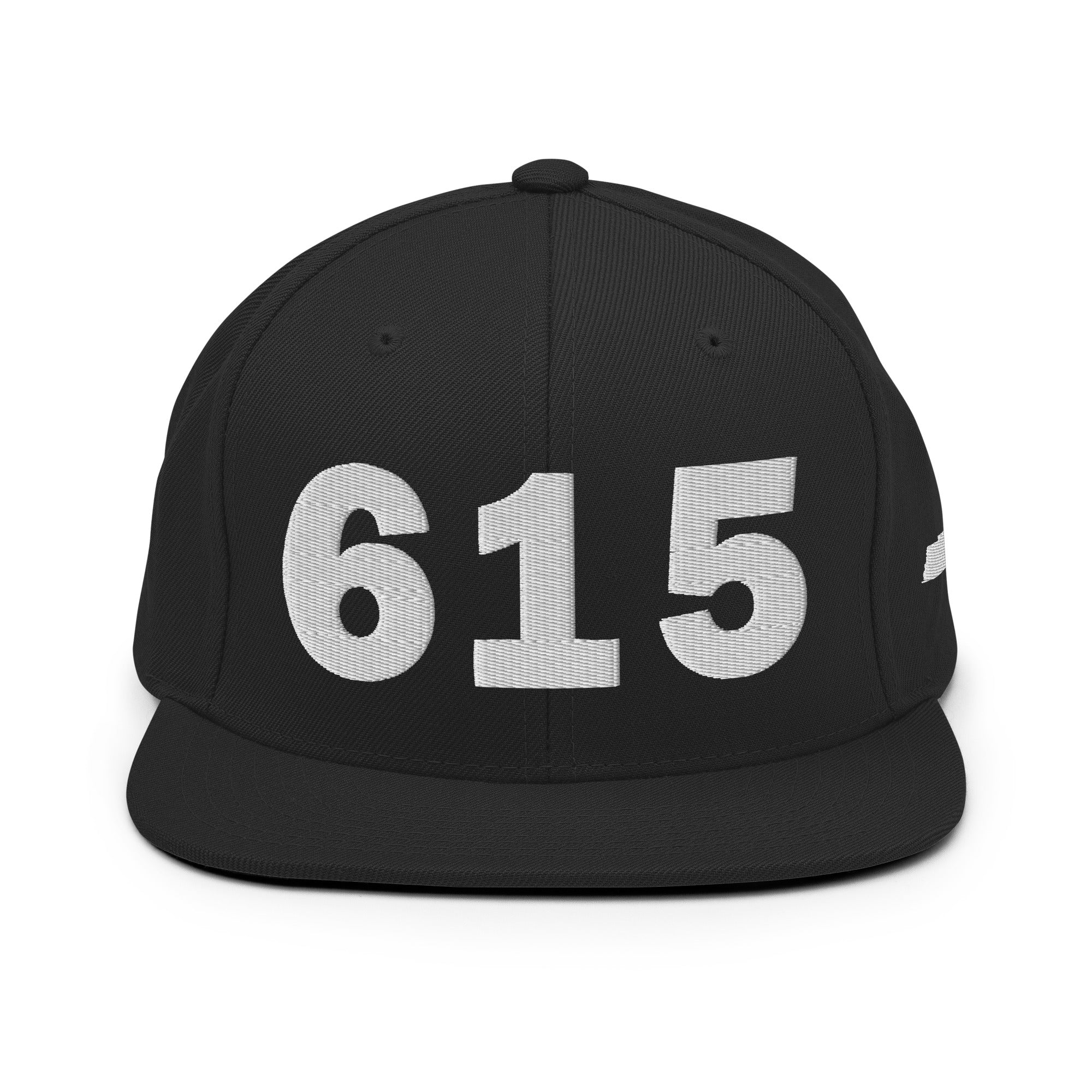 615 Area Code Snapback Hat