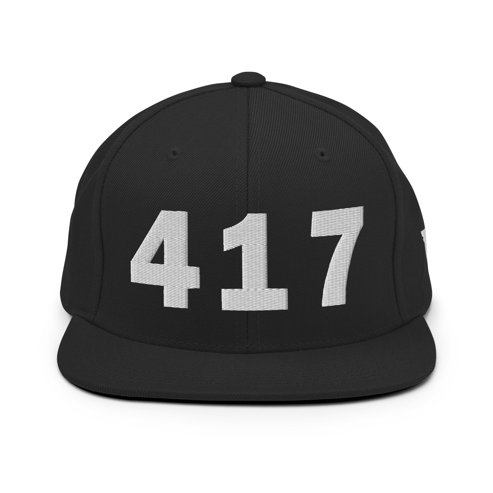 417 Area Code Snapback Hat