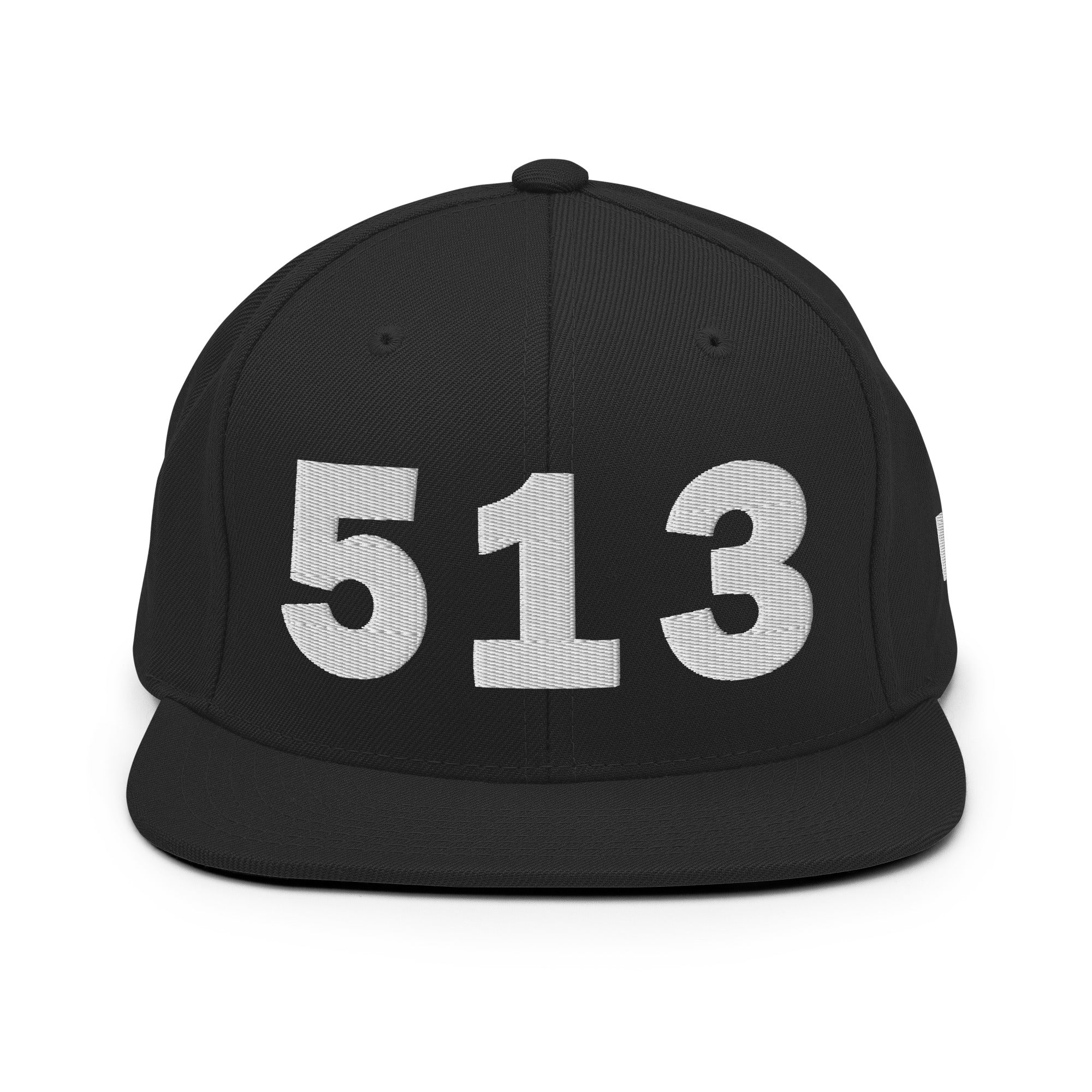 513 Area Code Snapback Hat