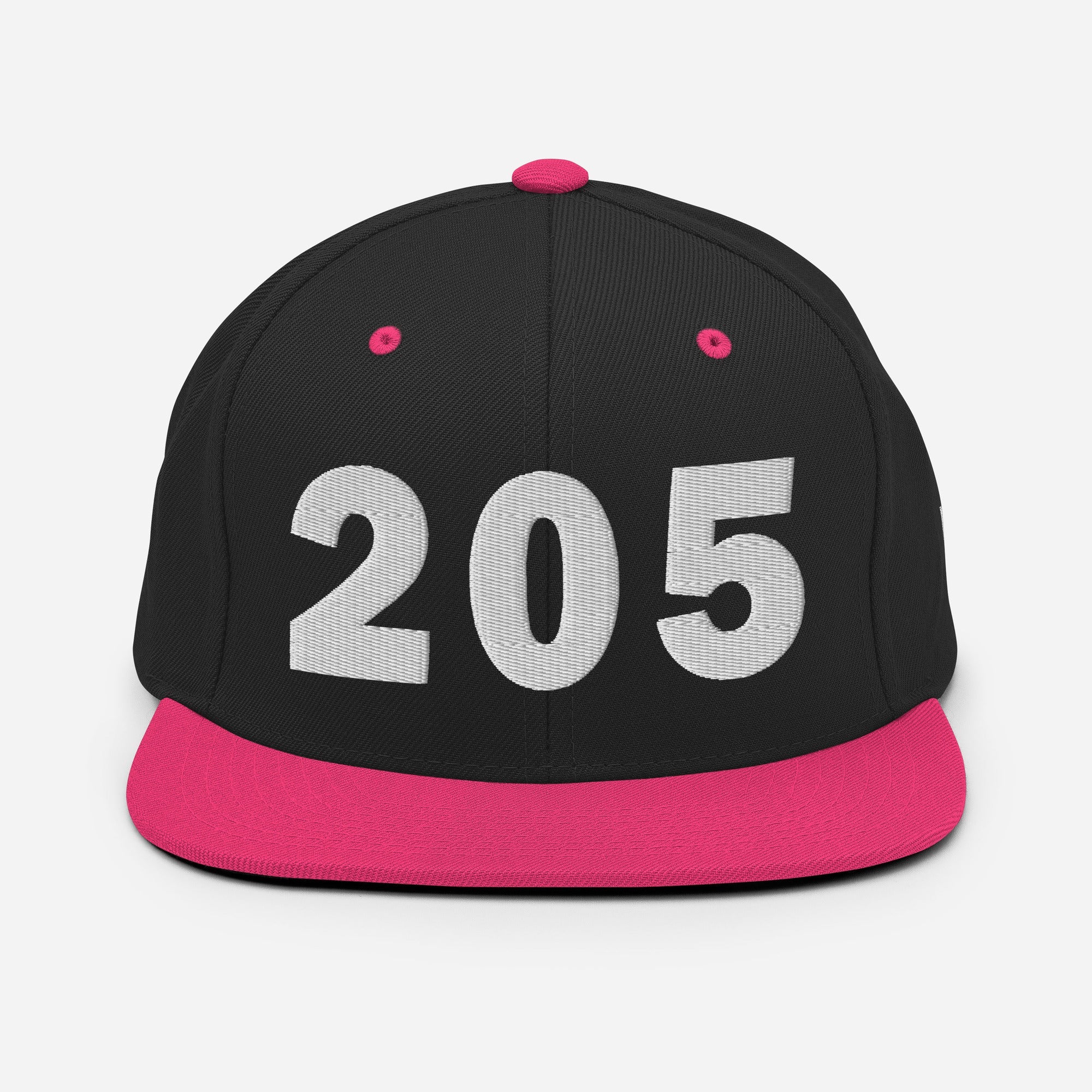 205 Area Code Snapback Hat