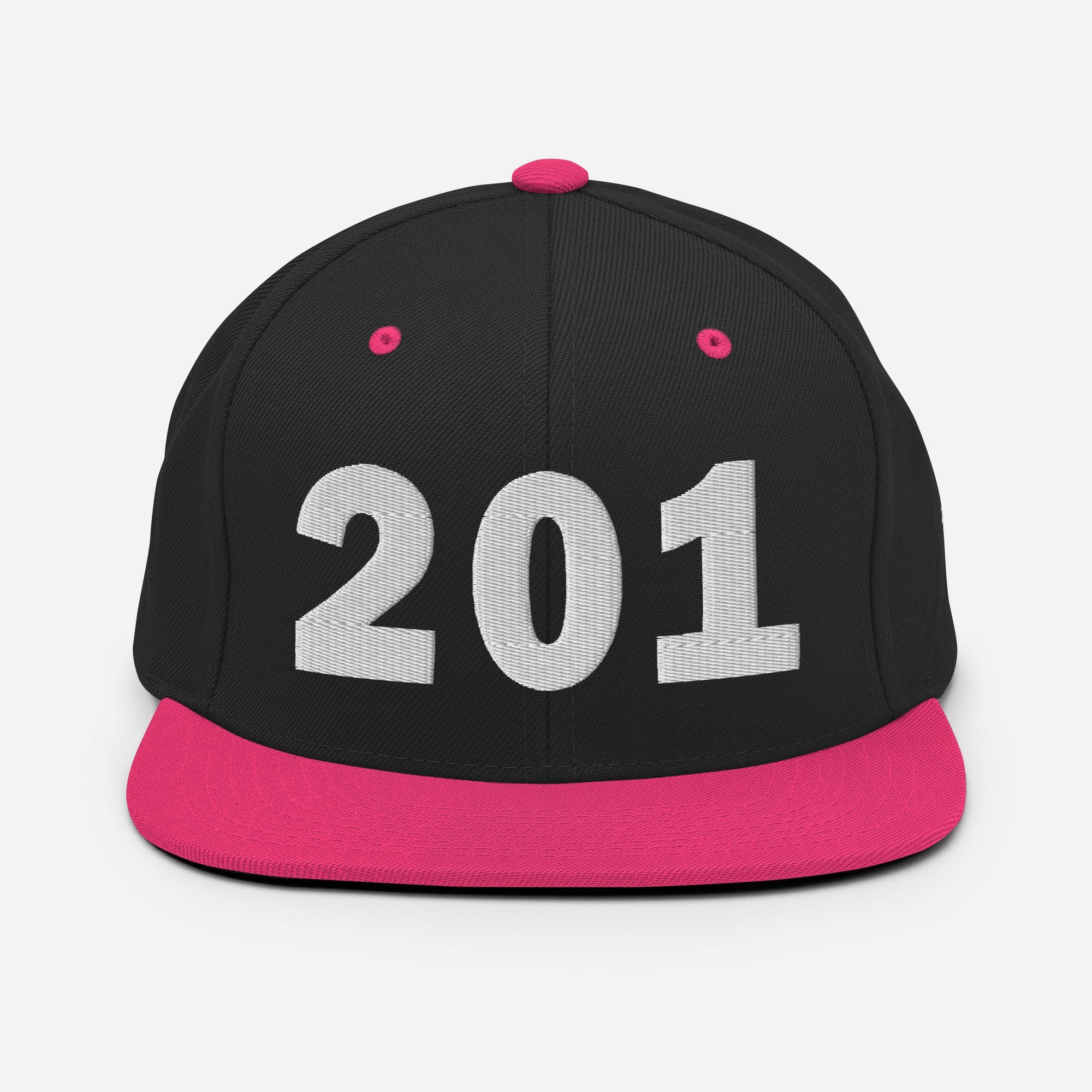 201 Area Code Snapback Hat