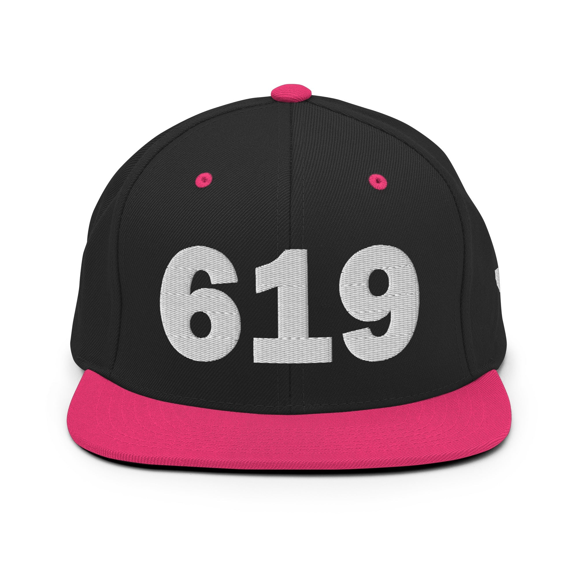 619 Area Code Snapback Hat