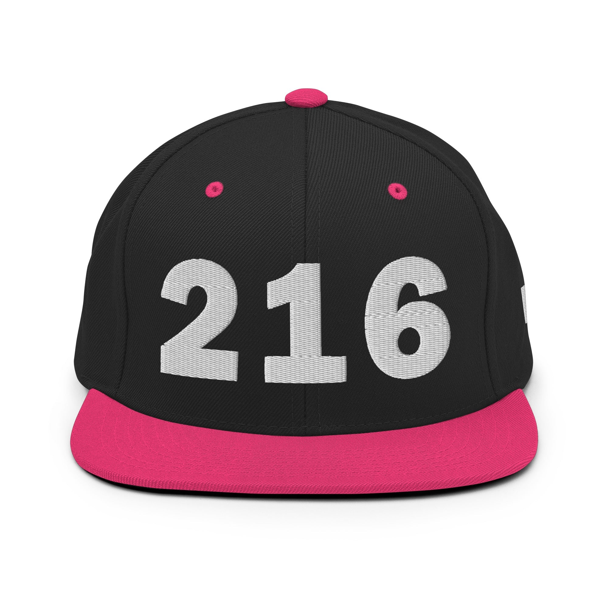 216 Area Code Snapback Hat