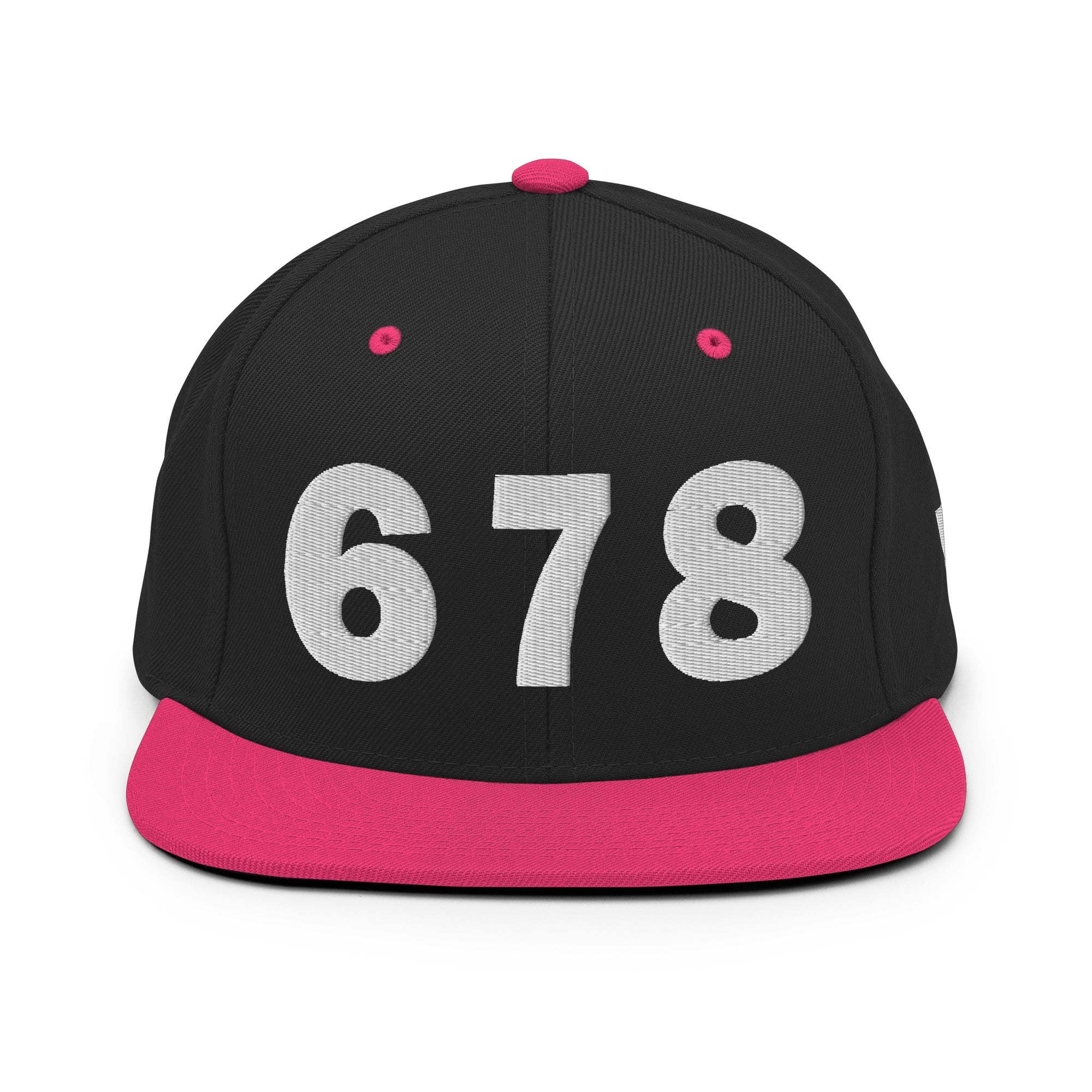 678 Area Code Snapback Hat