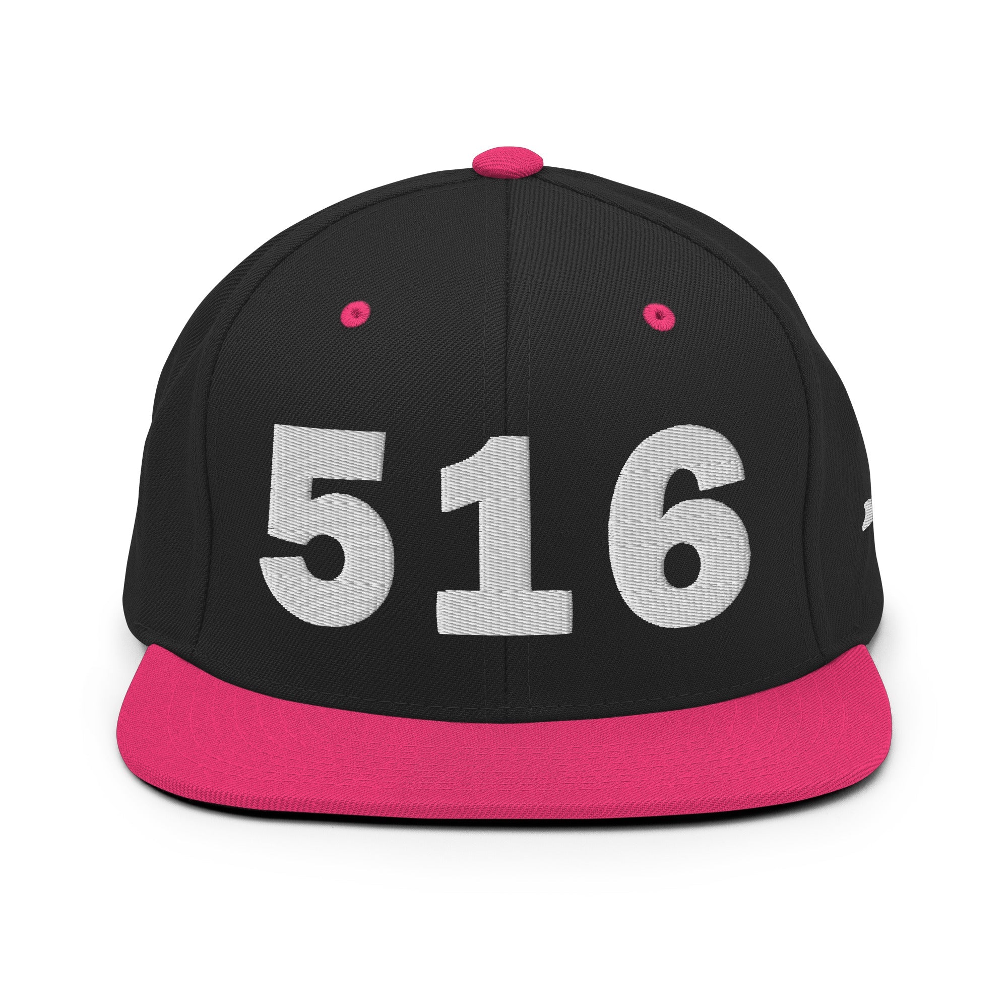 516 Area Code Snapback Hat
