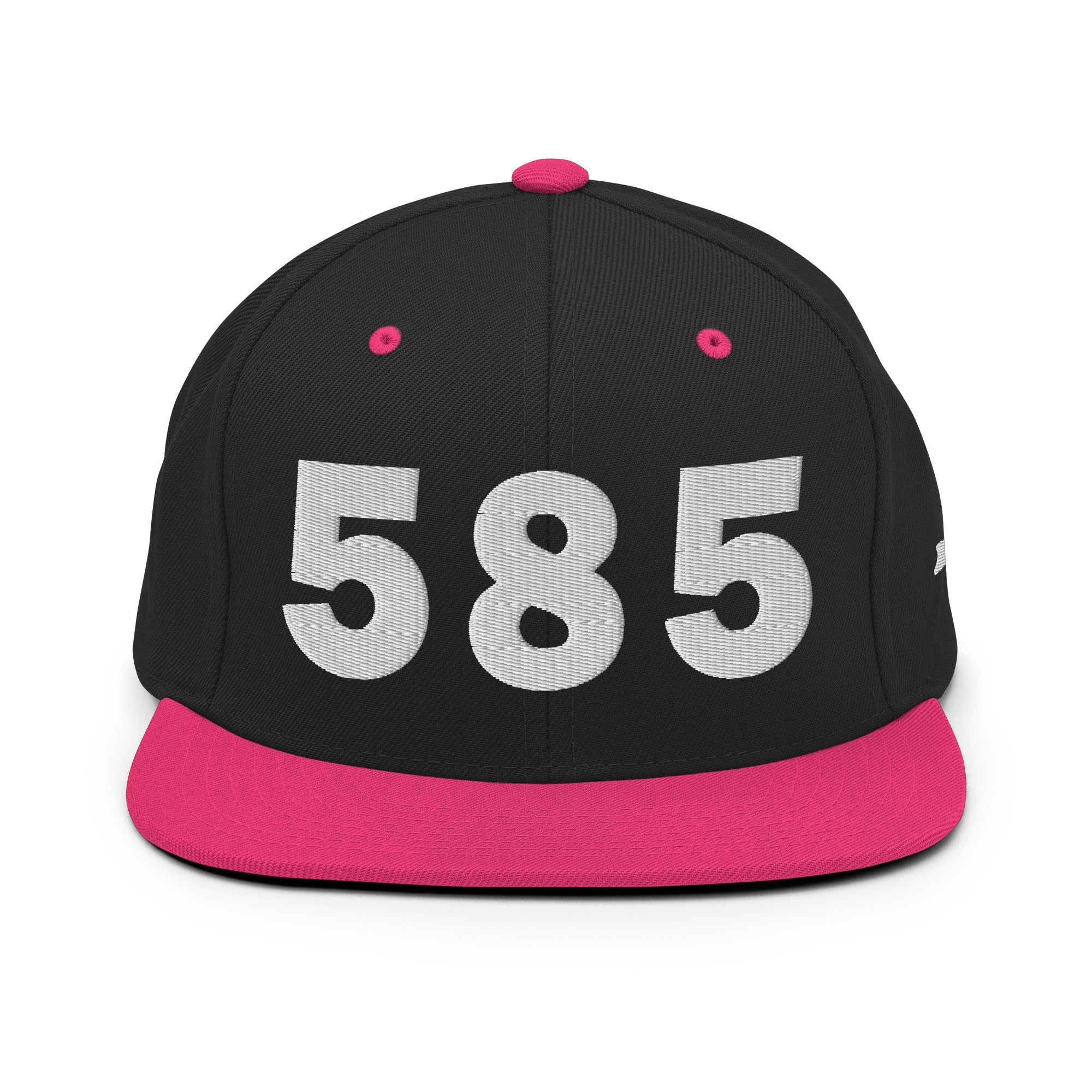 585 Area Code Snapback Hat