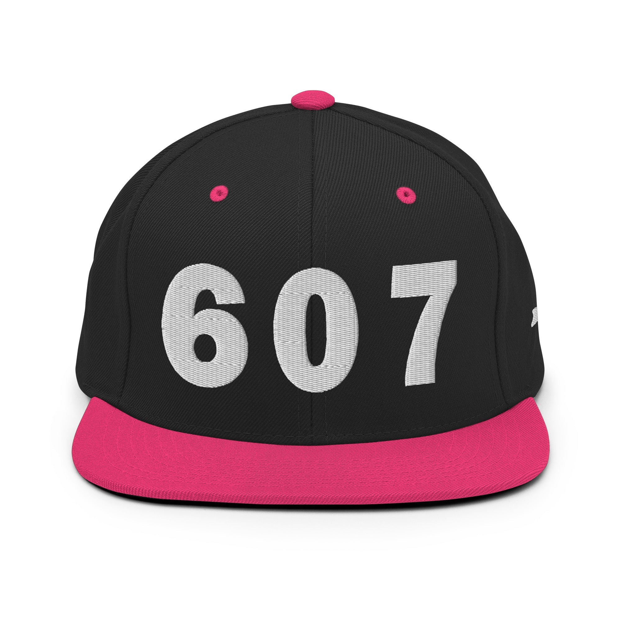 607 Area Code Snapback Hat