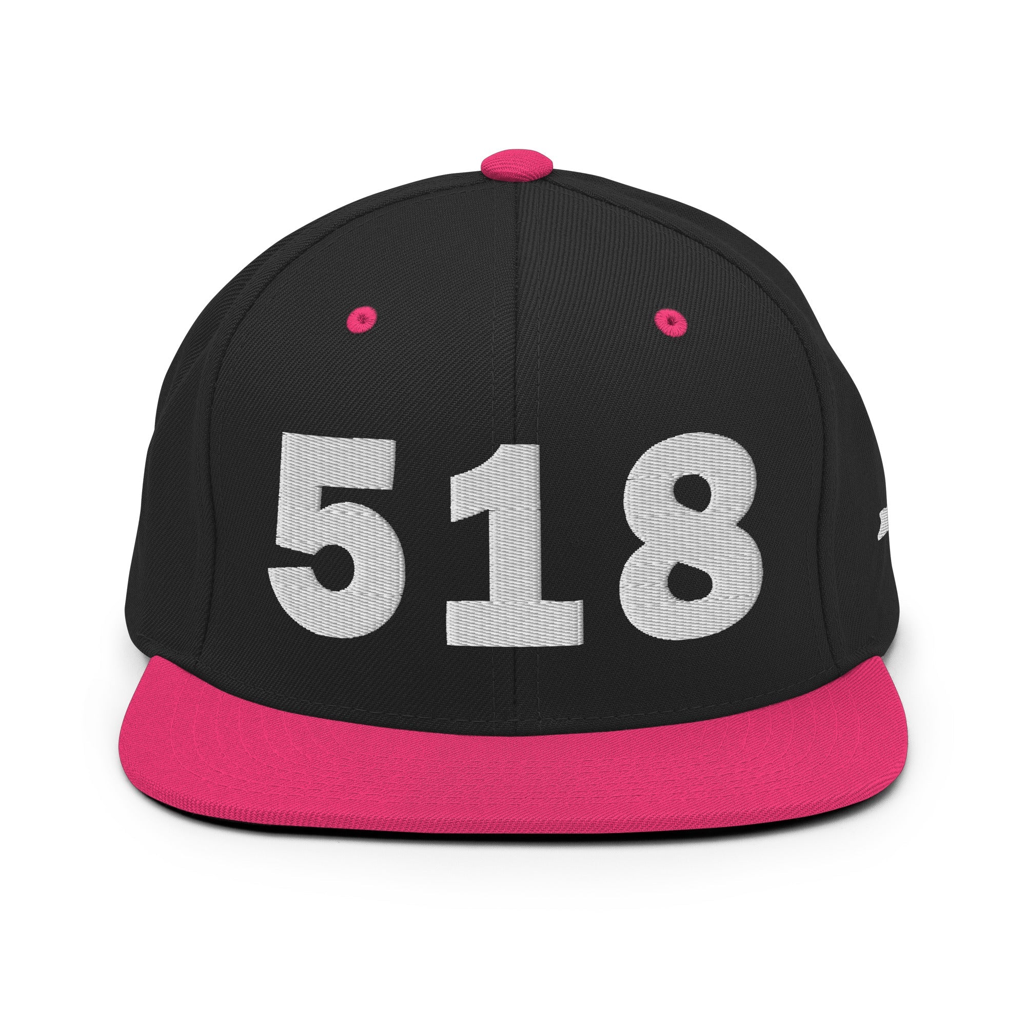 518 Area Code Snapback Hat