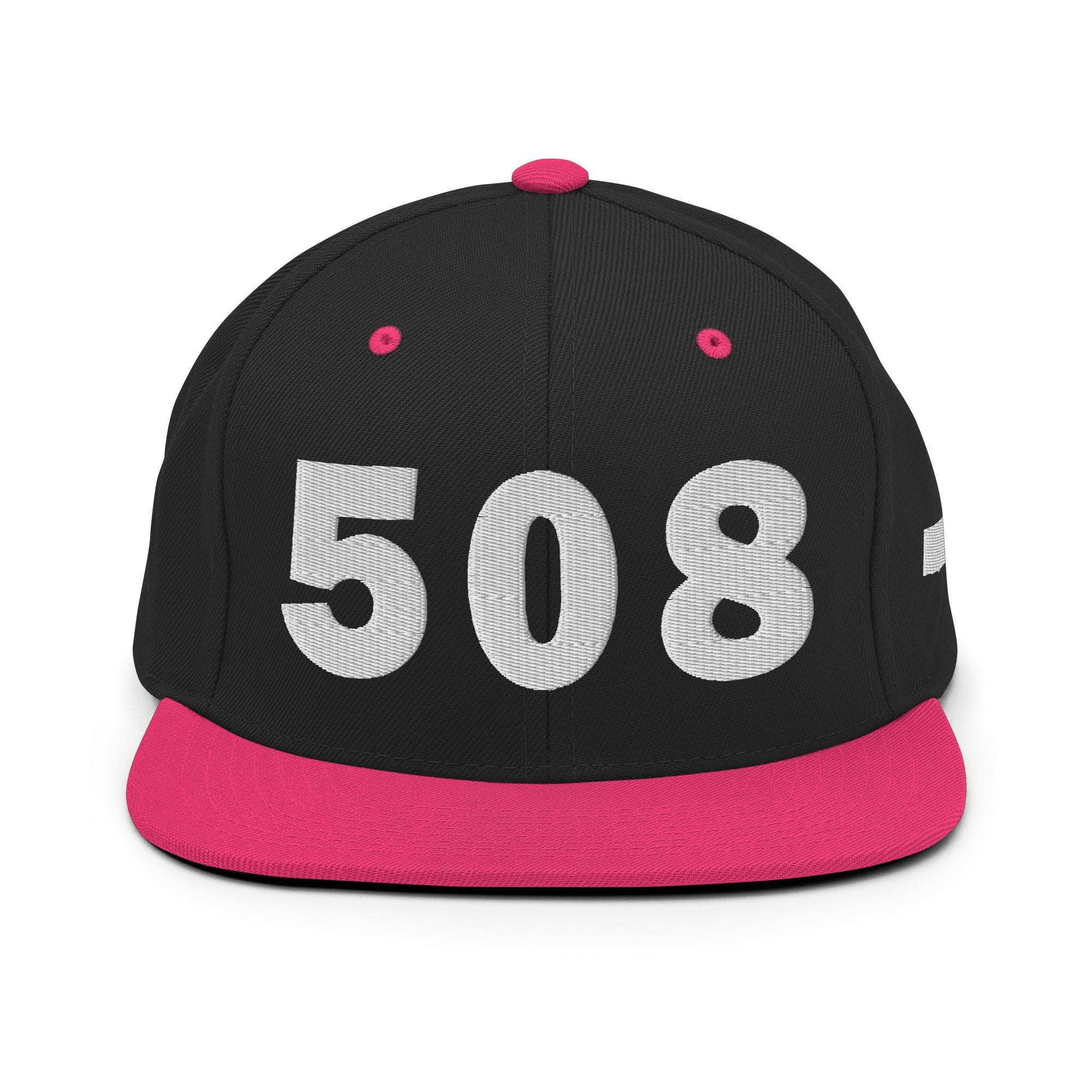 508 Area Code Snapback Hat