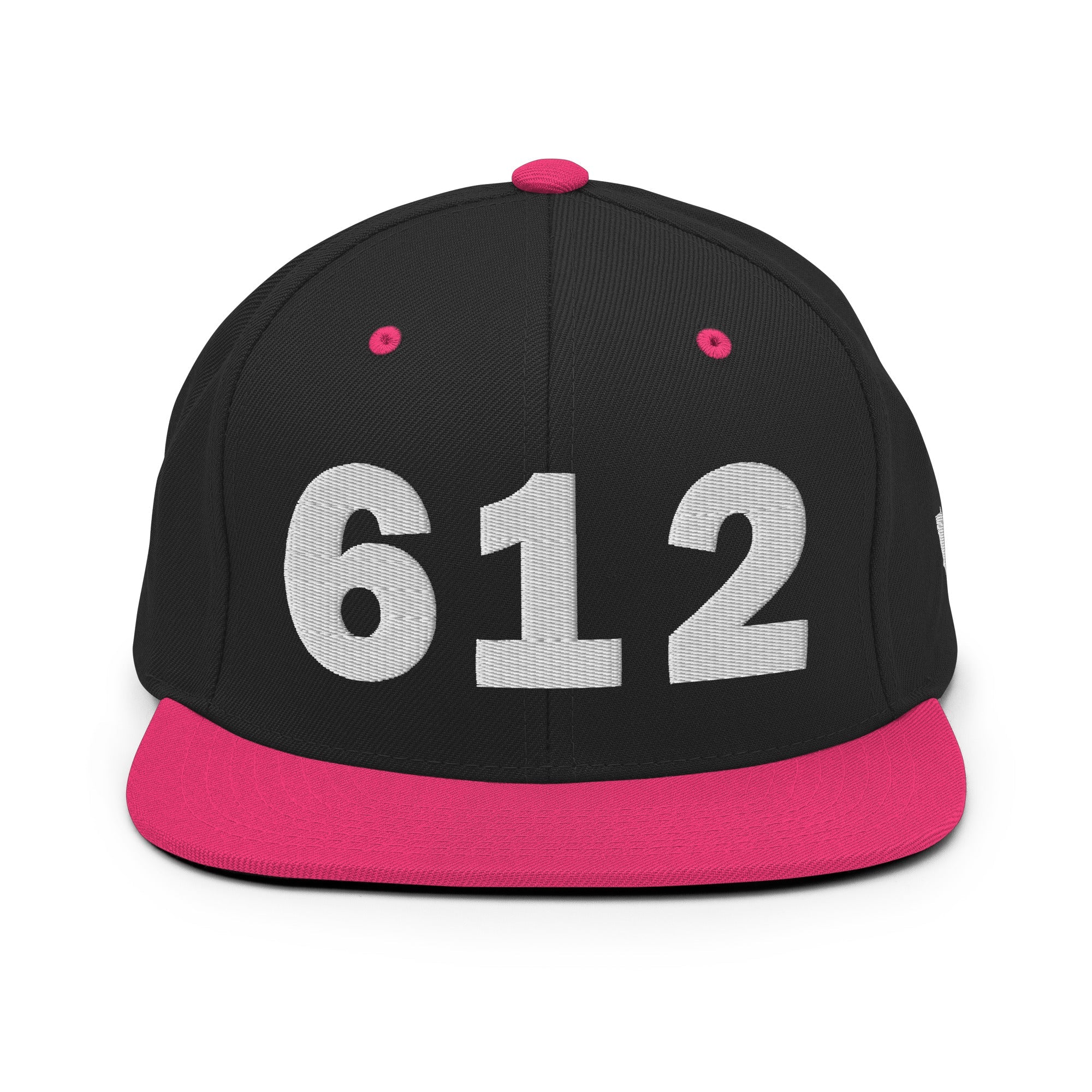 612 Area Code Snapback Hat