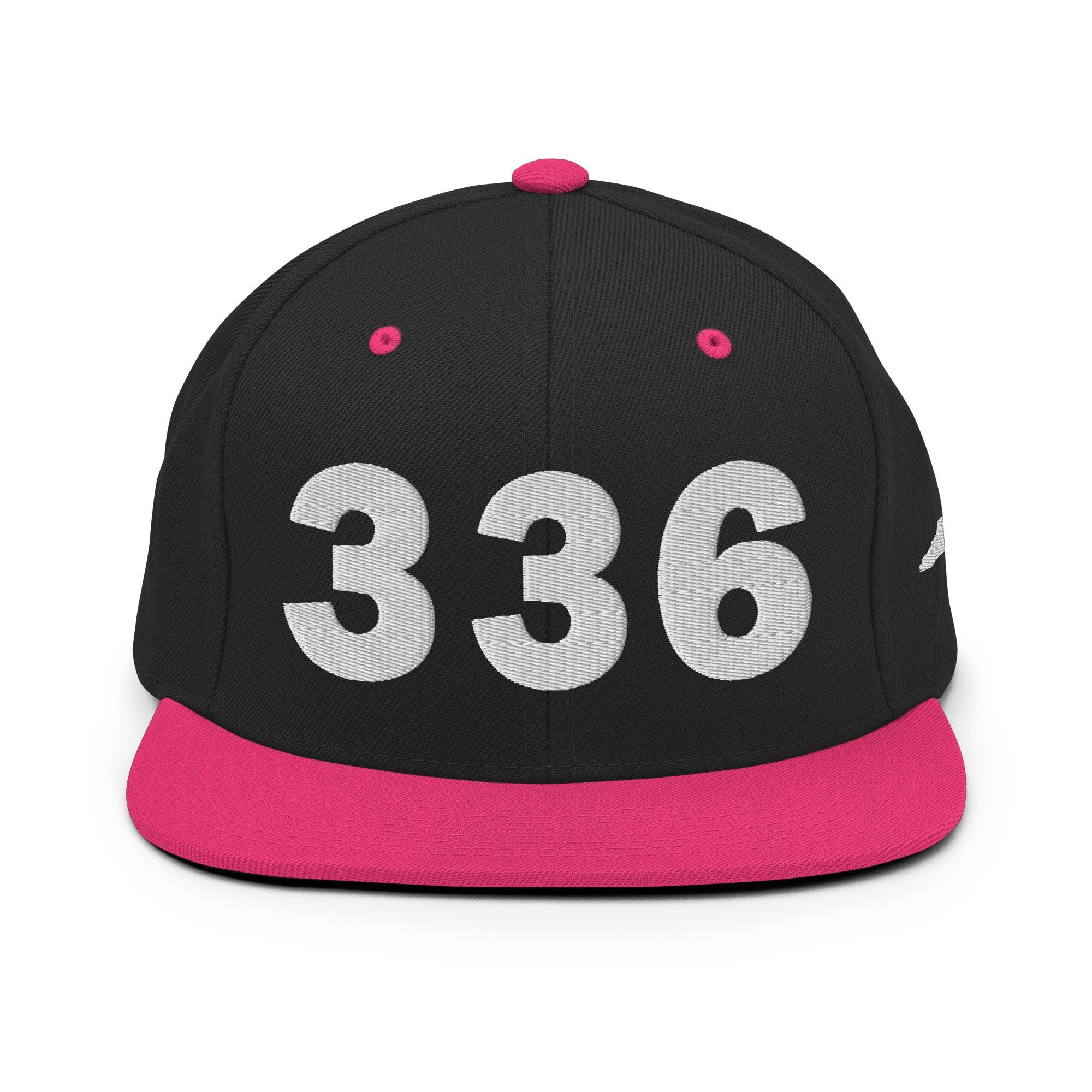 336 Area Code Snapback Hat