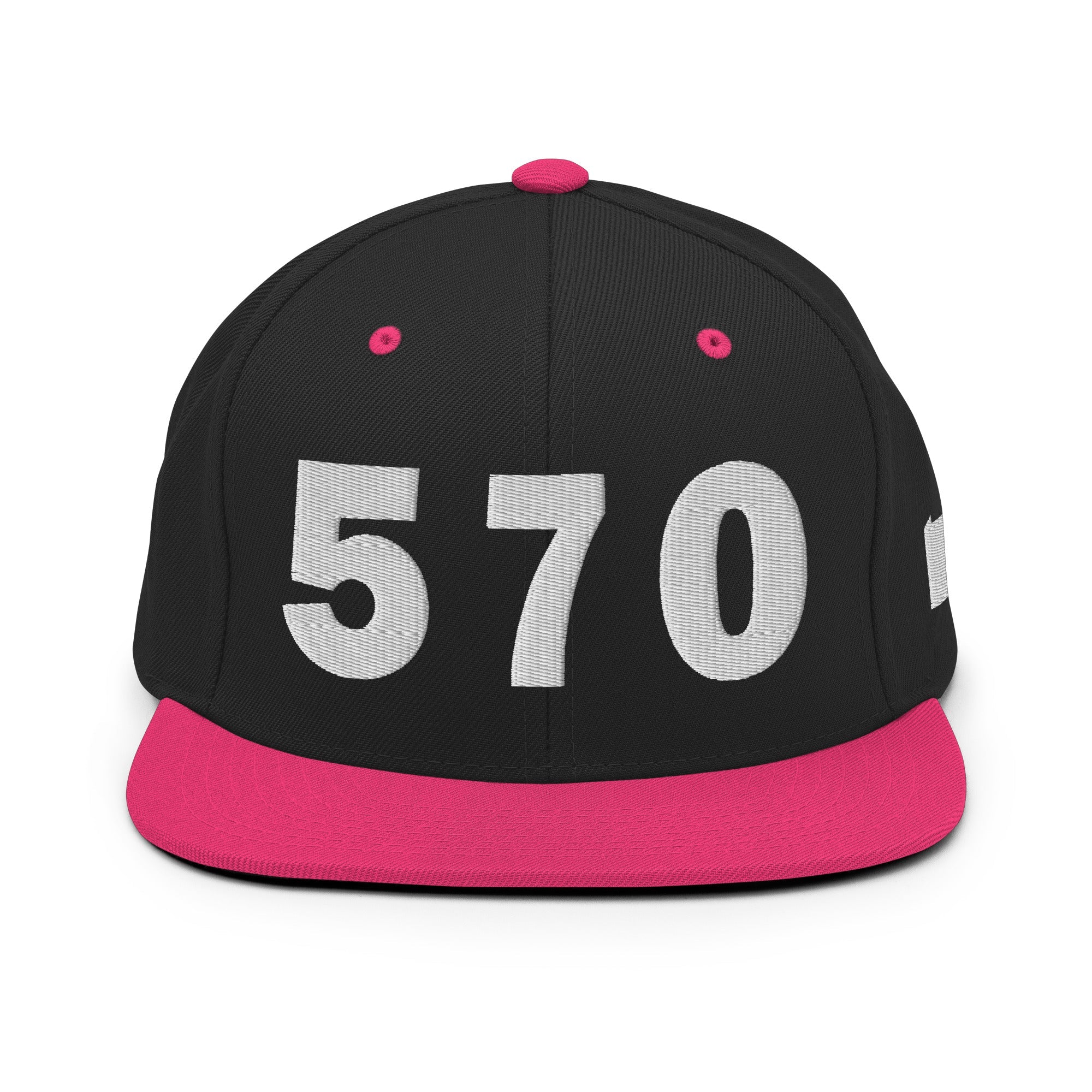 570 Area Code Snapback Hat