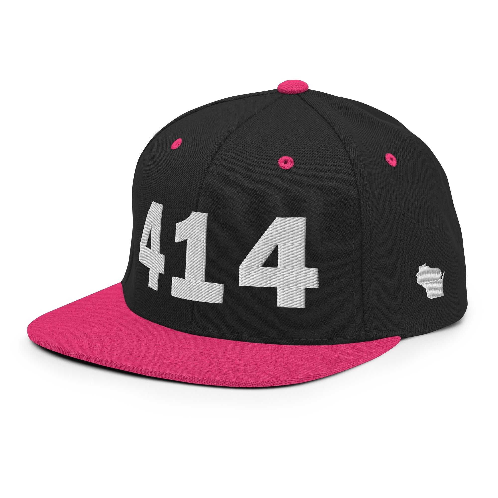 414 Area Code Snapback Hat