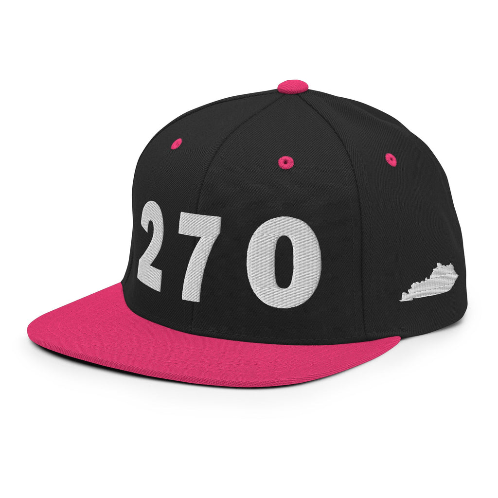 270 Area Code Snapback Hat