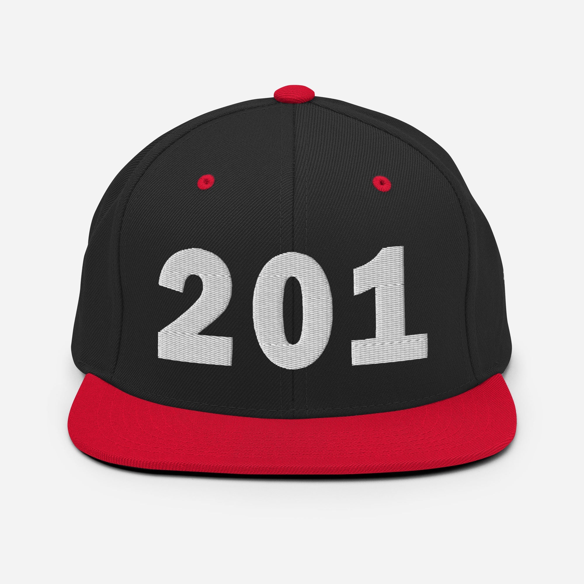 201 Area Code Snapback Hat
