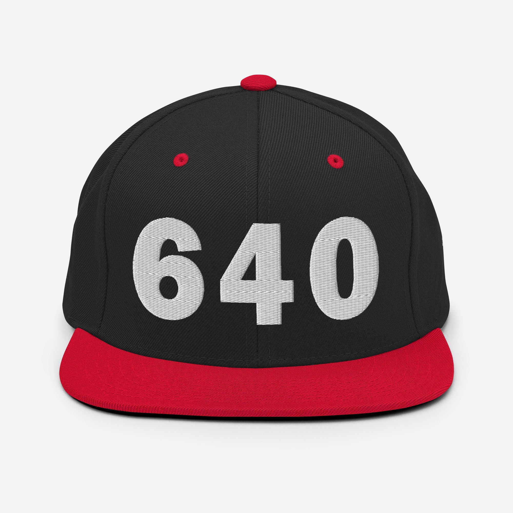 640 Area Code Snapback Hat