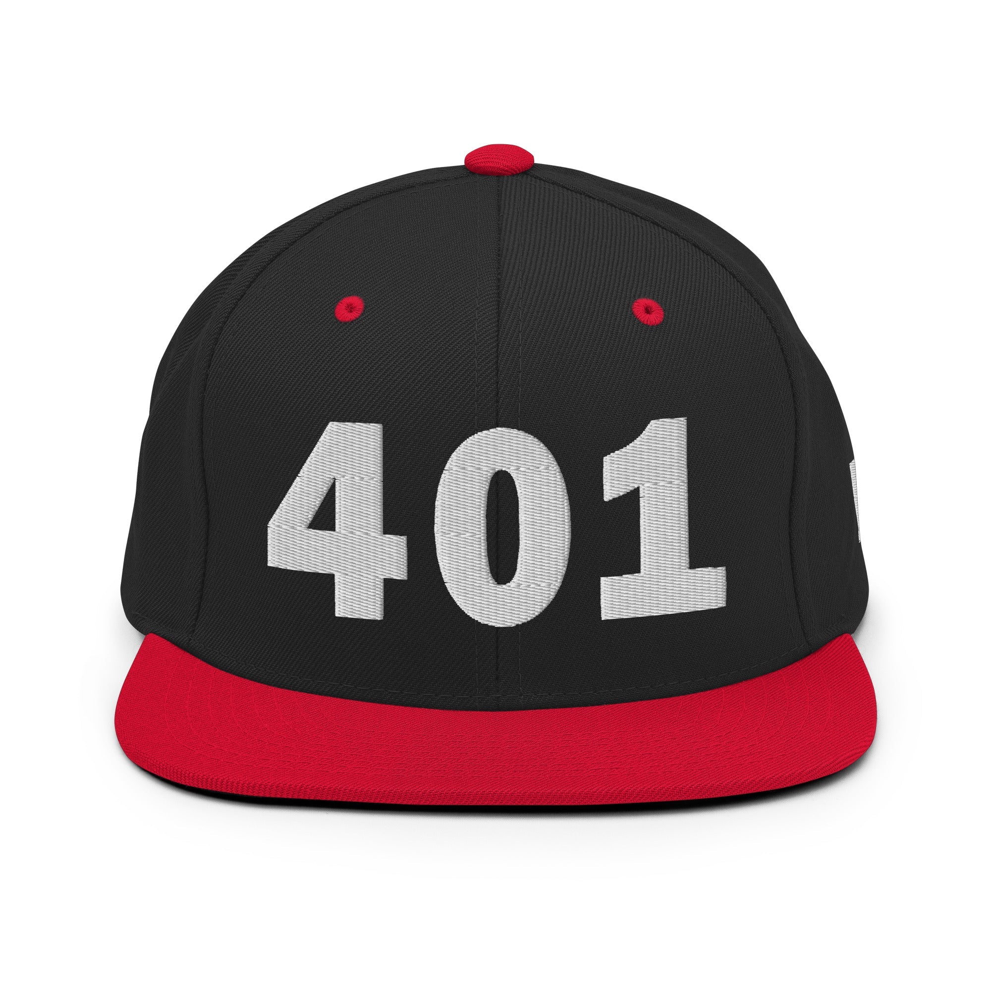 401 Area Code Snapback Hat