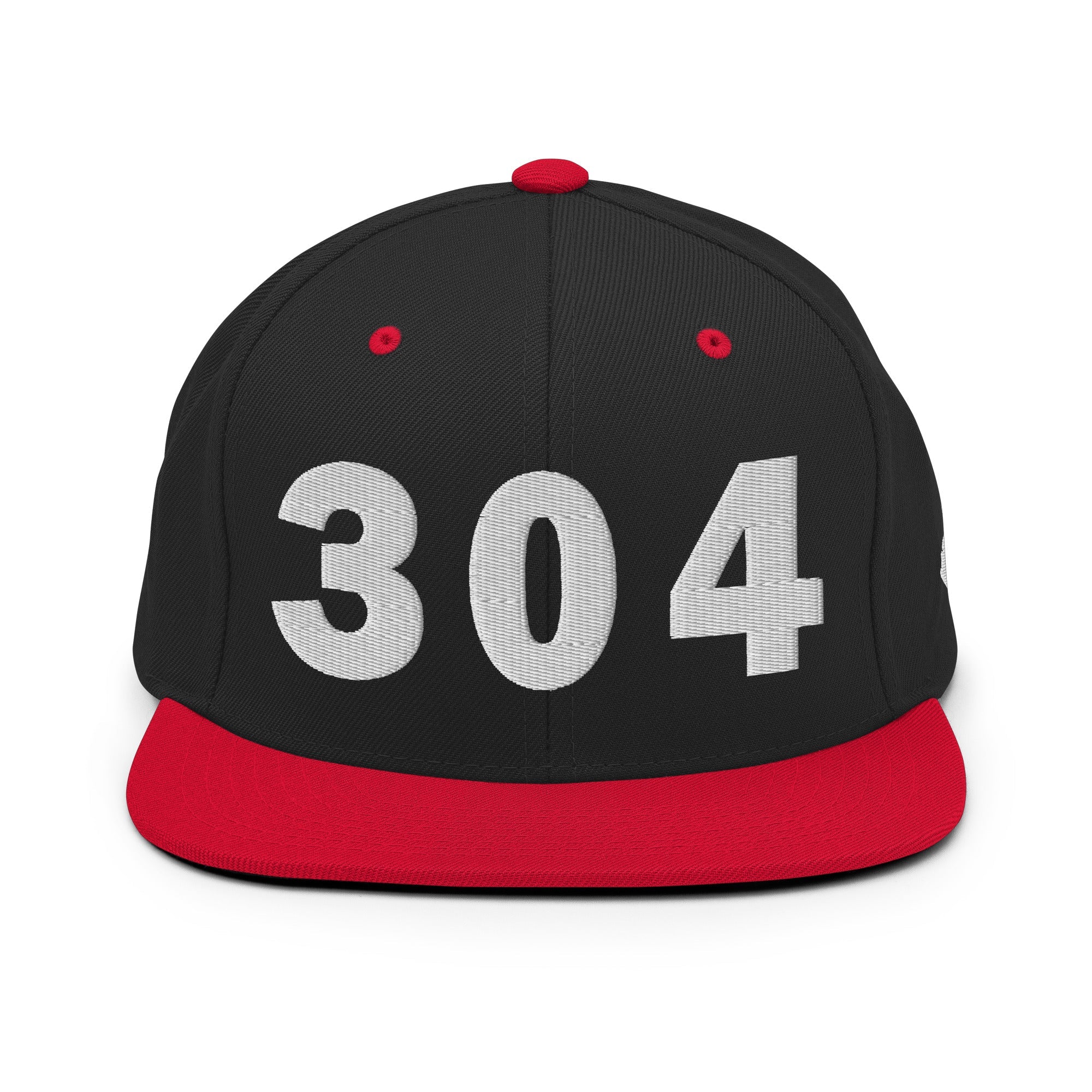 304 Area Code Snapback Hat
