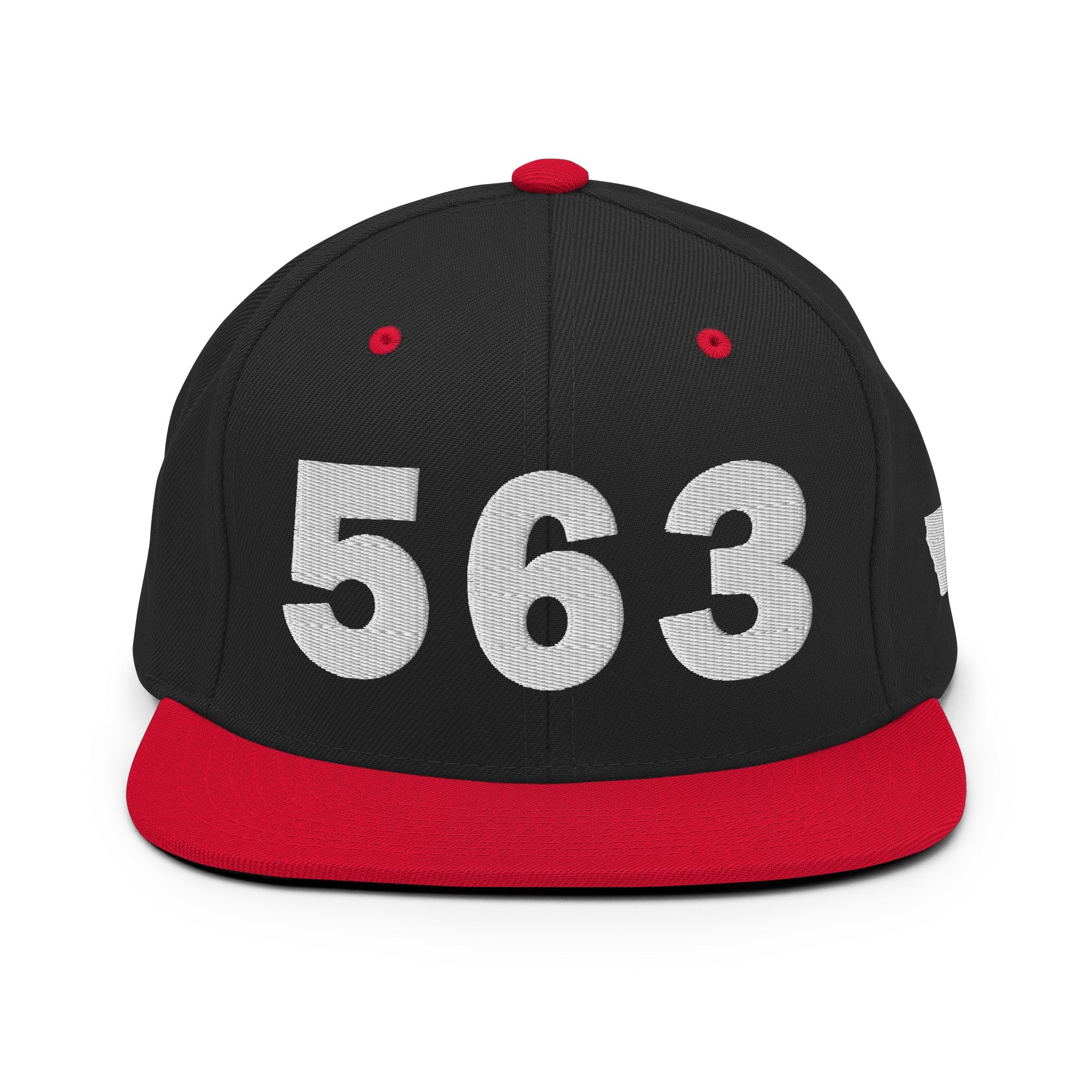 563 Area Code Snapback Hat