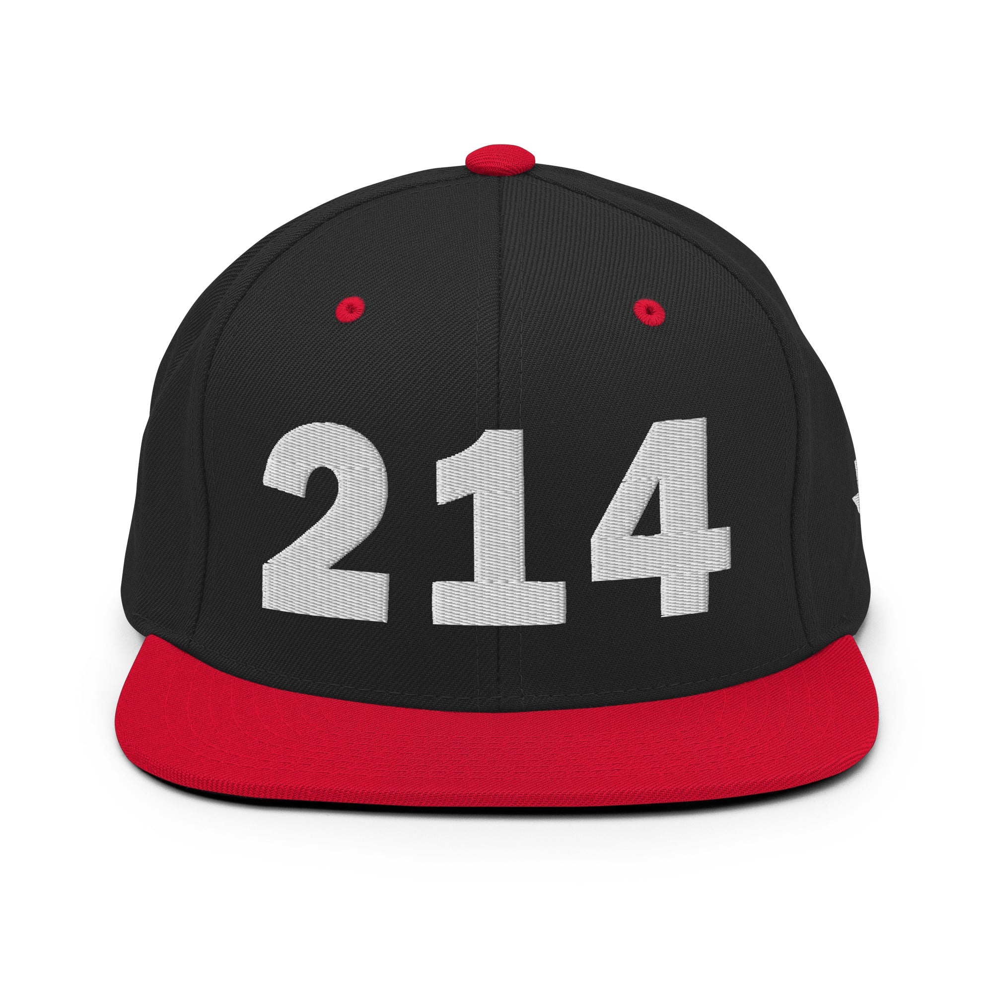214 Area Code Snapback Hat