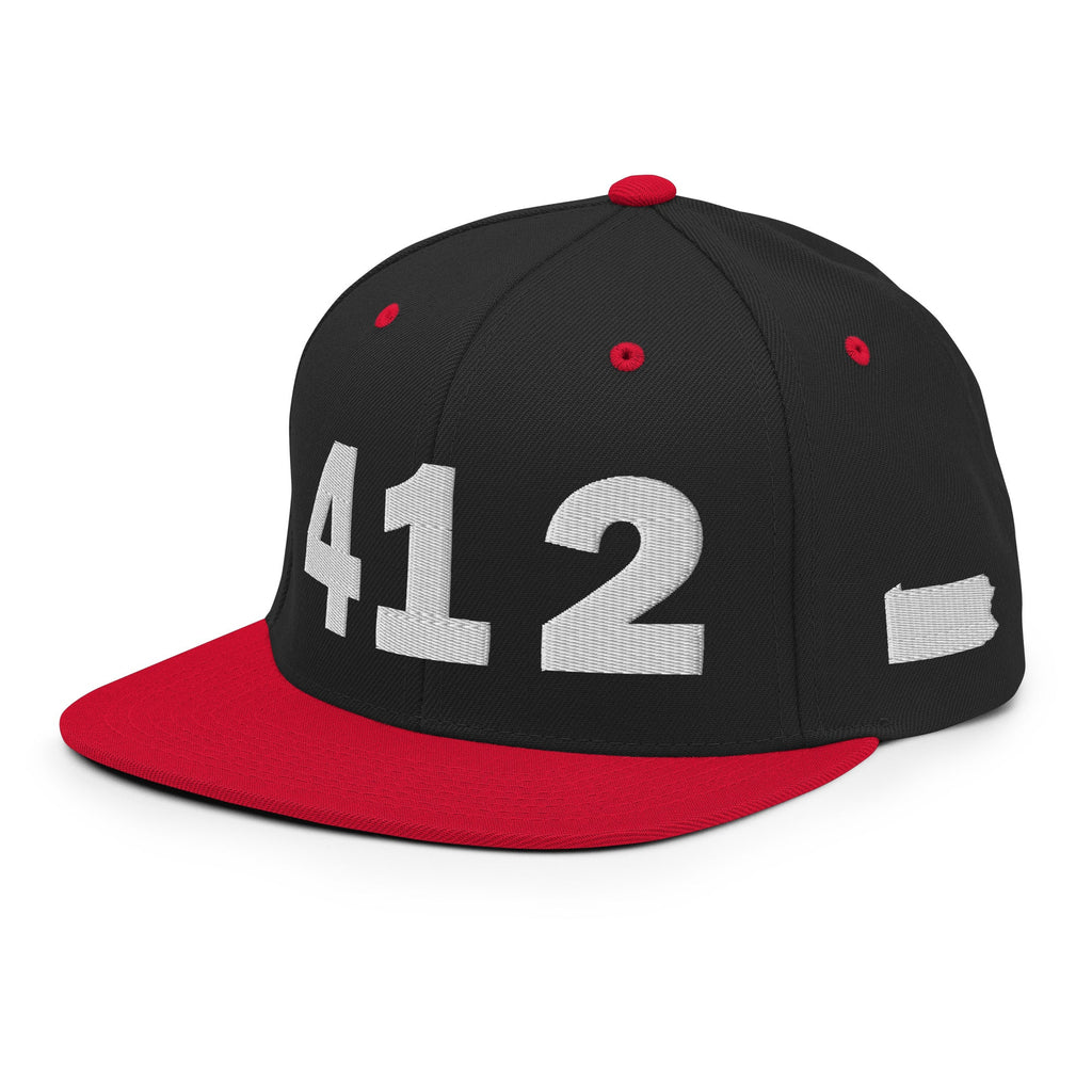 412 Area Code Snapback Hat
