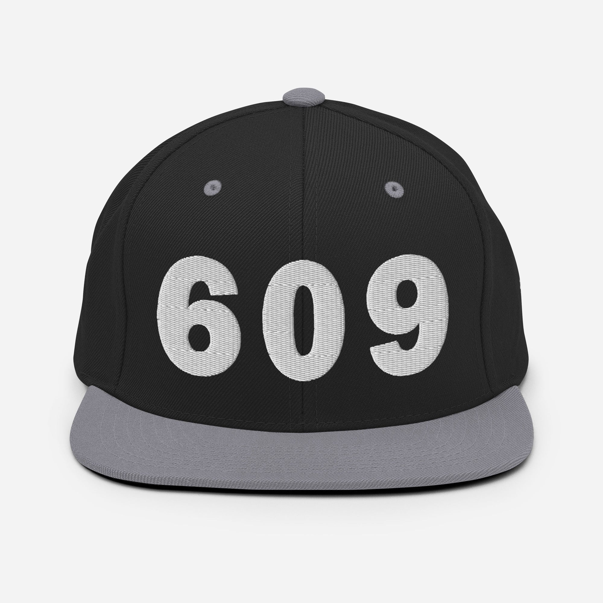 609 Area Code Snapback Hat