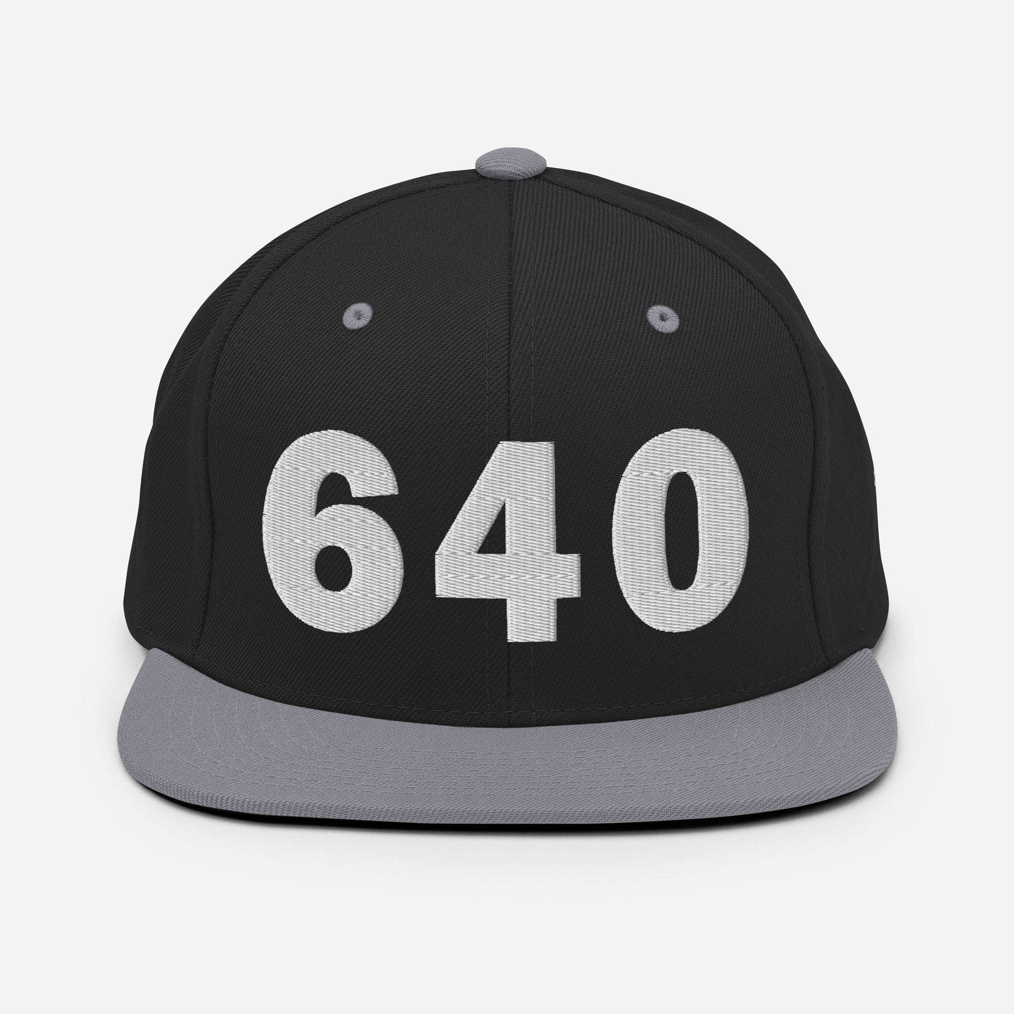 640 Area Code Snapback Hat
